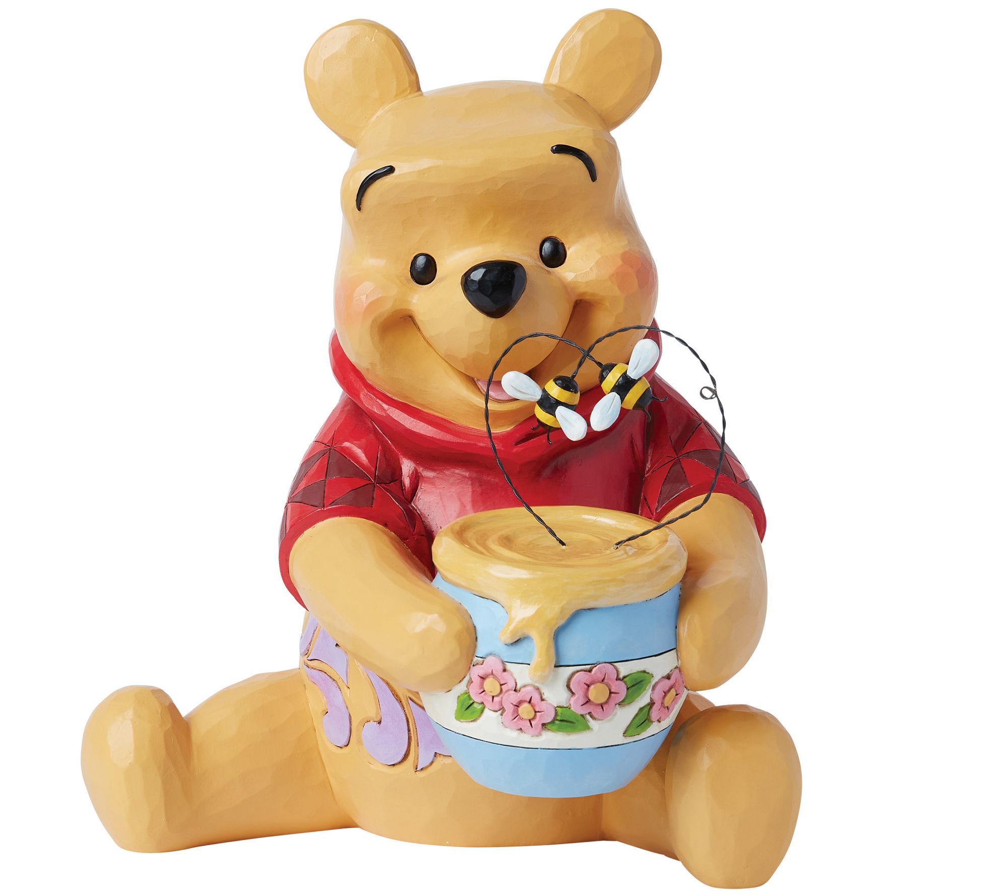 Disney Traditions Pooh with Honey Pot Figurine