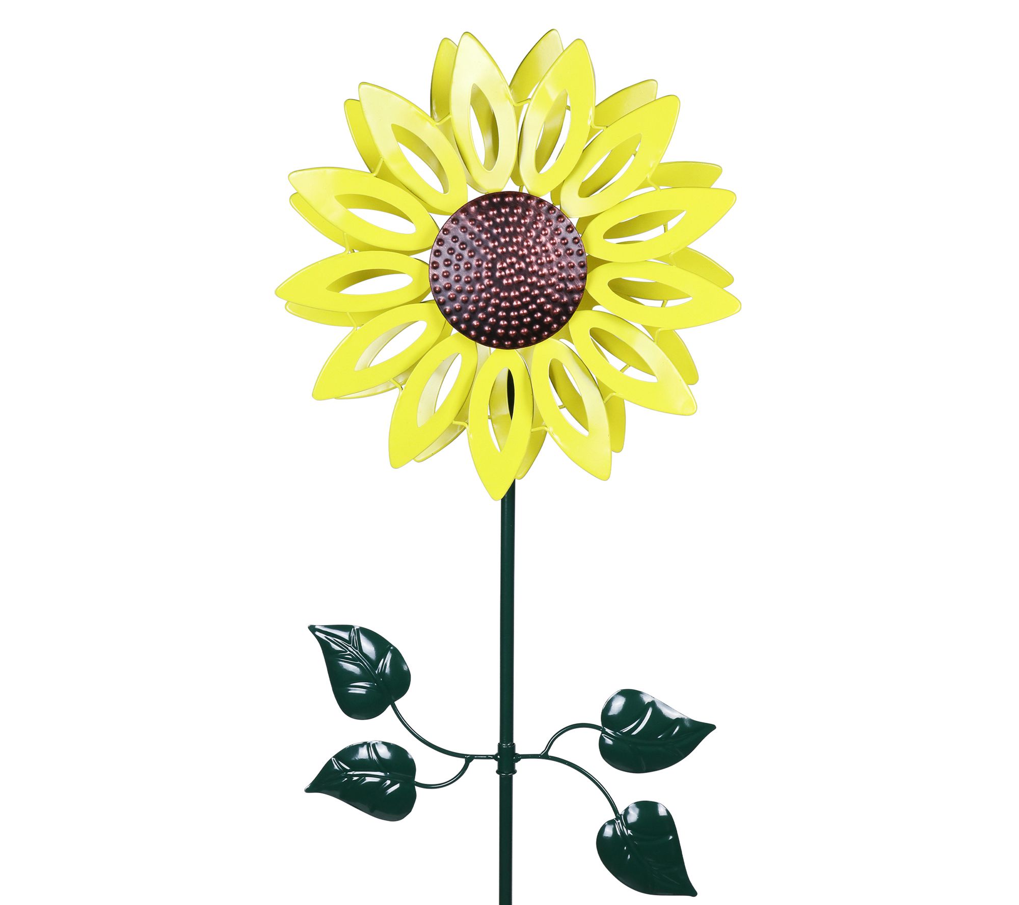 Exhart Kinetic Yellow Sunflower Garden Stake