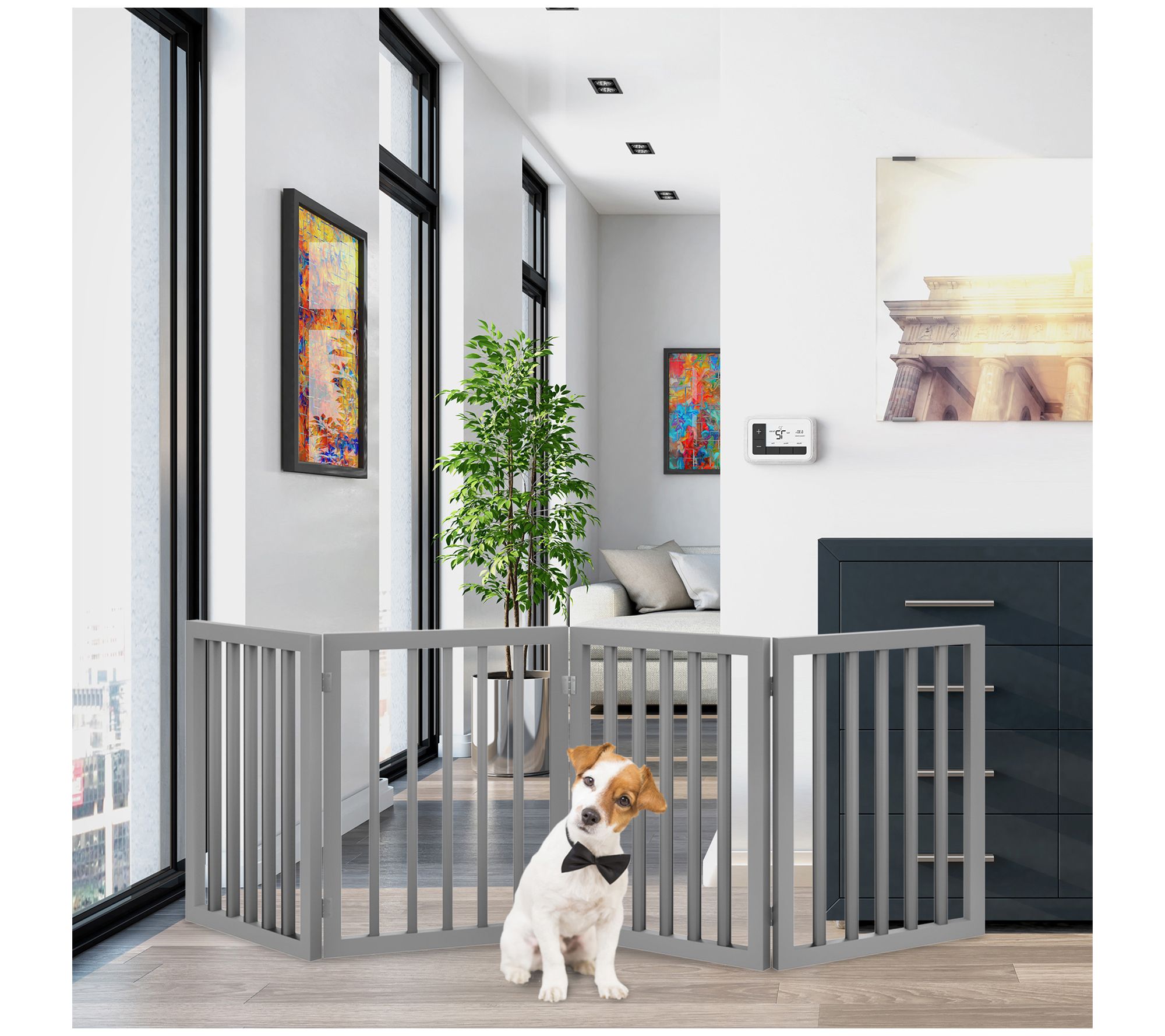 Petmaker Pet 73" Indoor Foldable Dog Fence