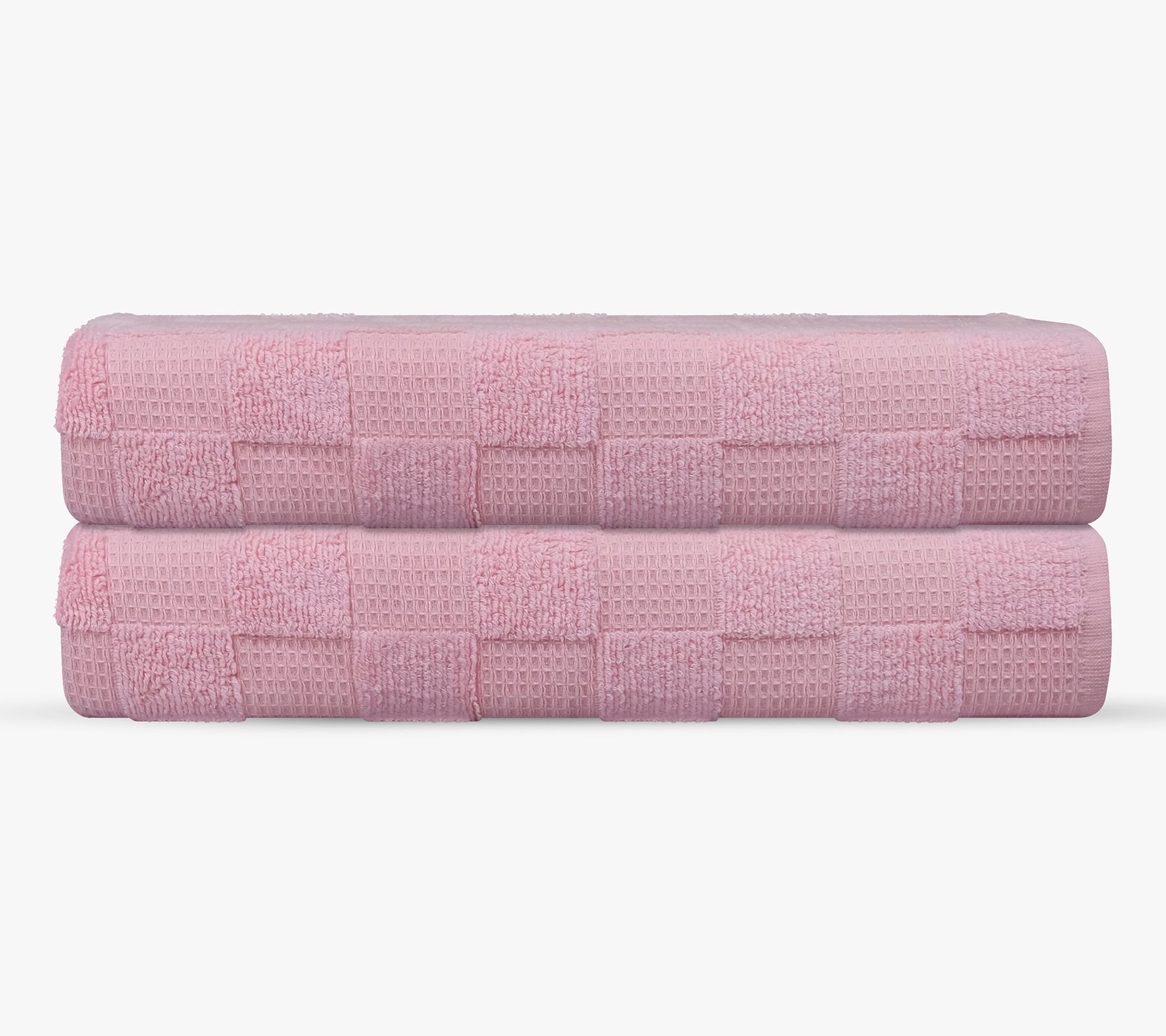 Depera Home Waffle Terry 2 pcs Turkish Bath Sheet Towels Set