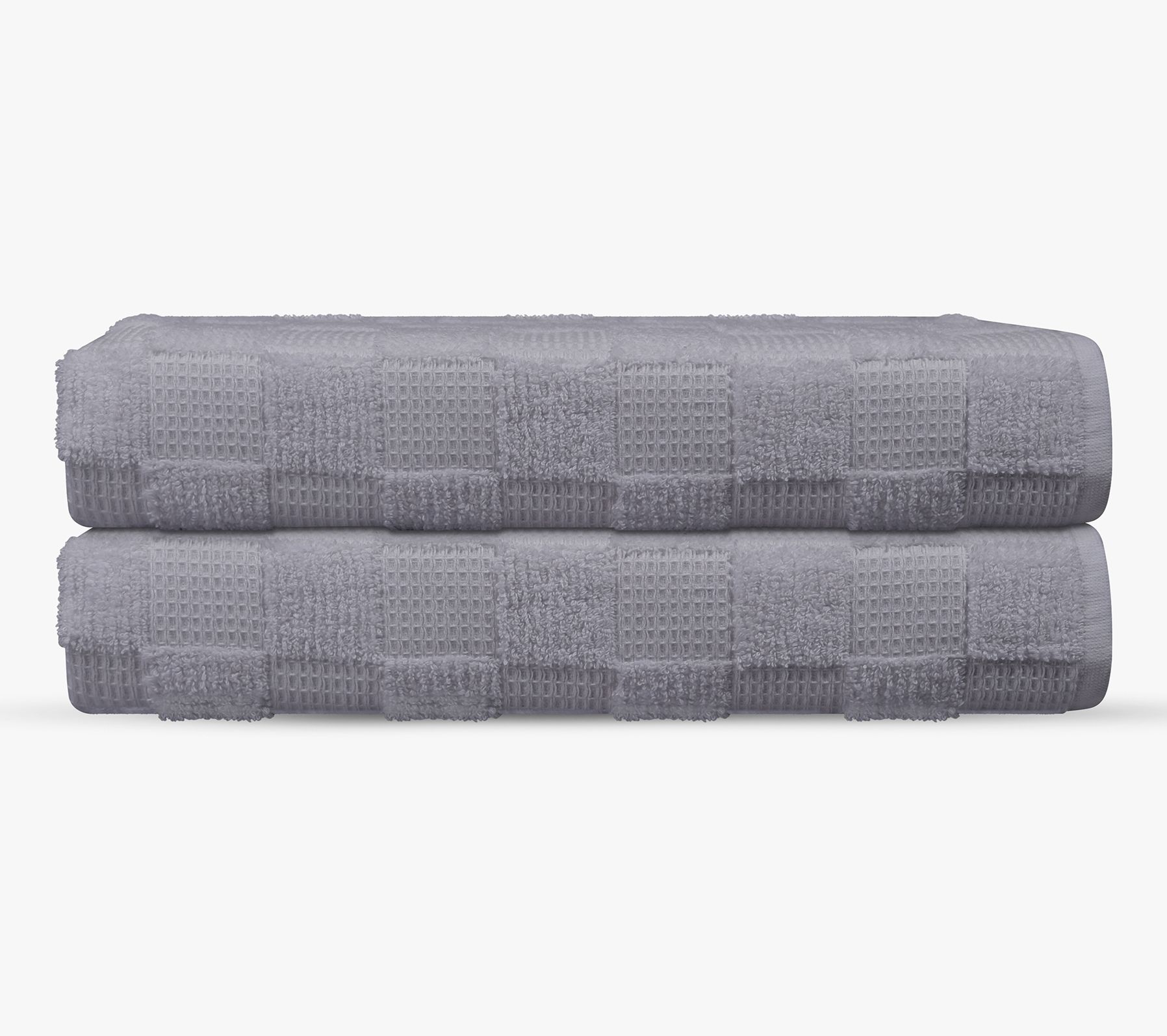 Depera Home Waffle Terry 2 pcs Turkish Bath Sheet Towels Set