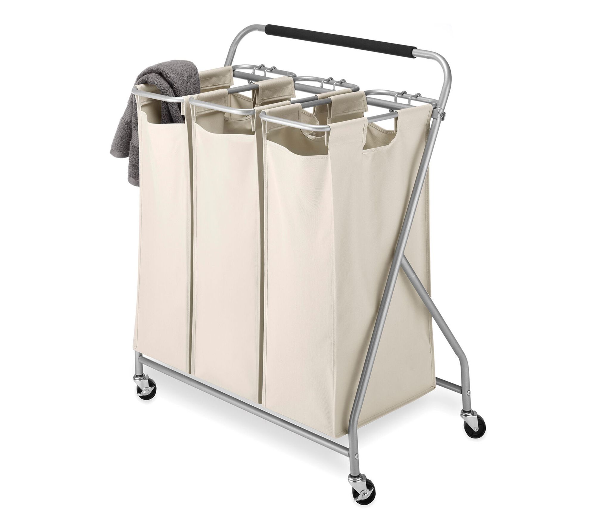Whitmor Easy-lift Triple Laundry Sorter