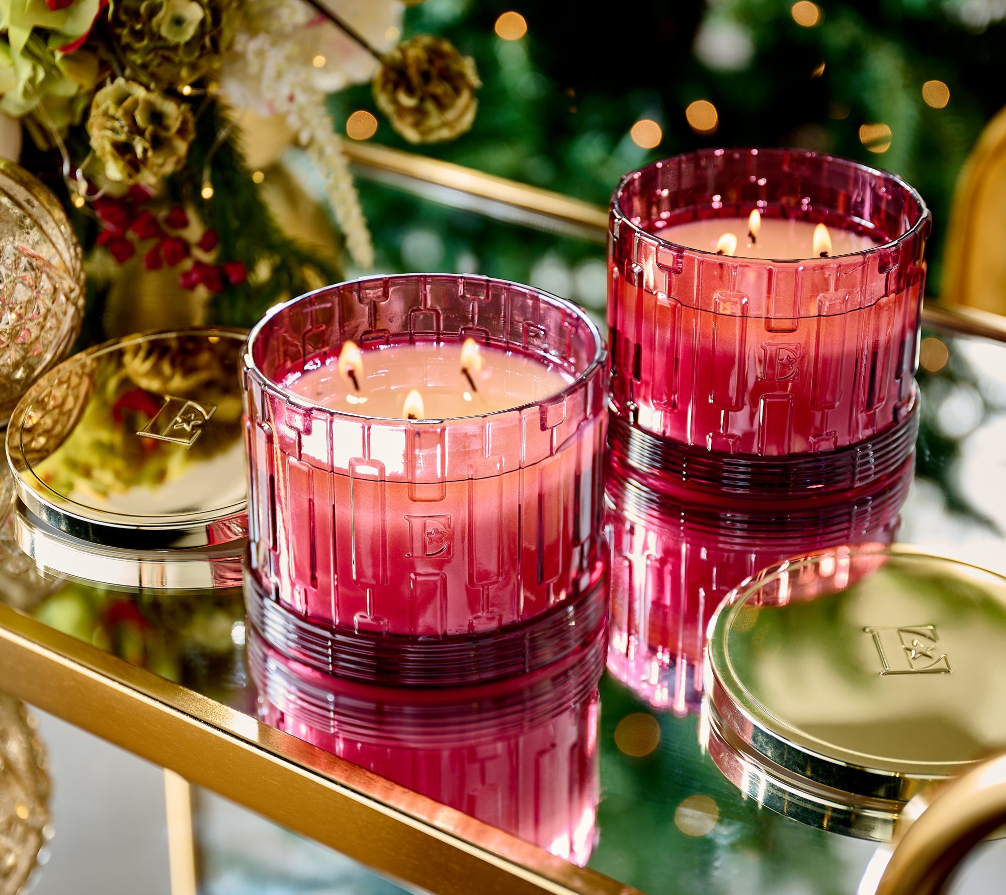 "As Is" Elton John by Slatkin + Co. S/2 14oz Mulled Wine Candles