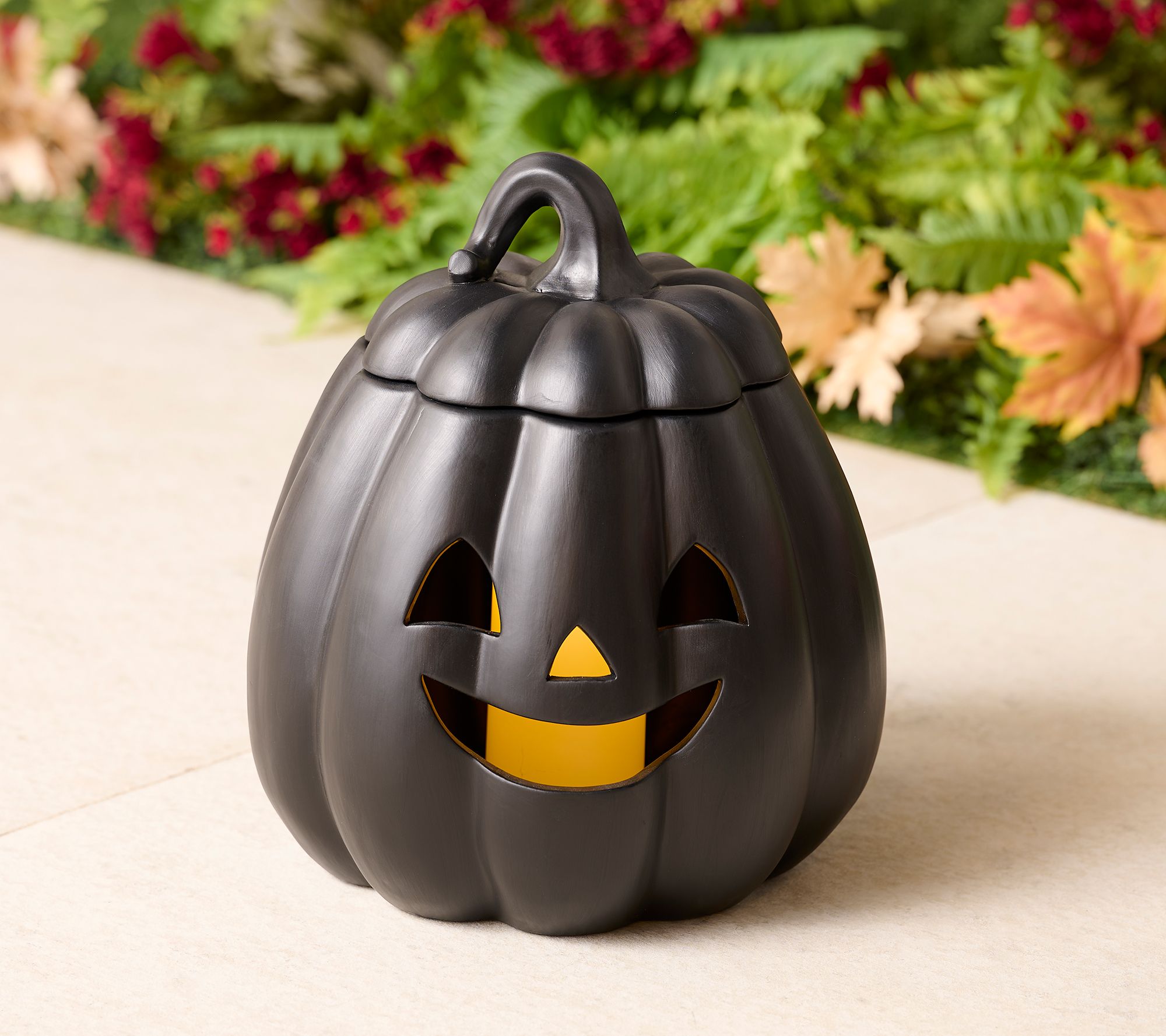 Oversized Indoor/Outdoor Illuminated Jack-O-Lantern by Valerie