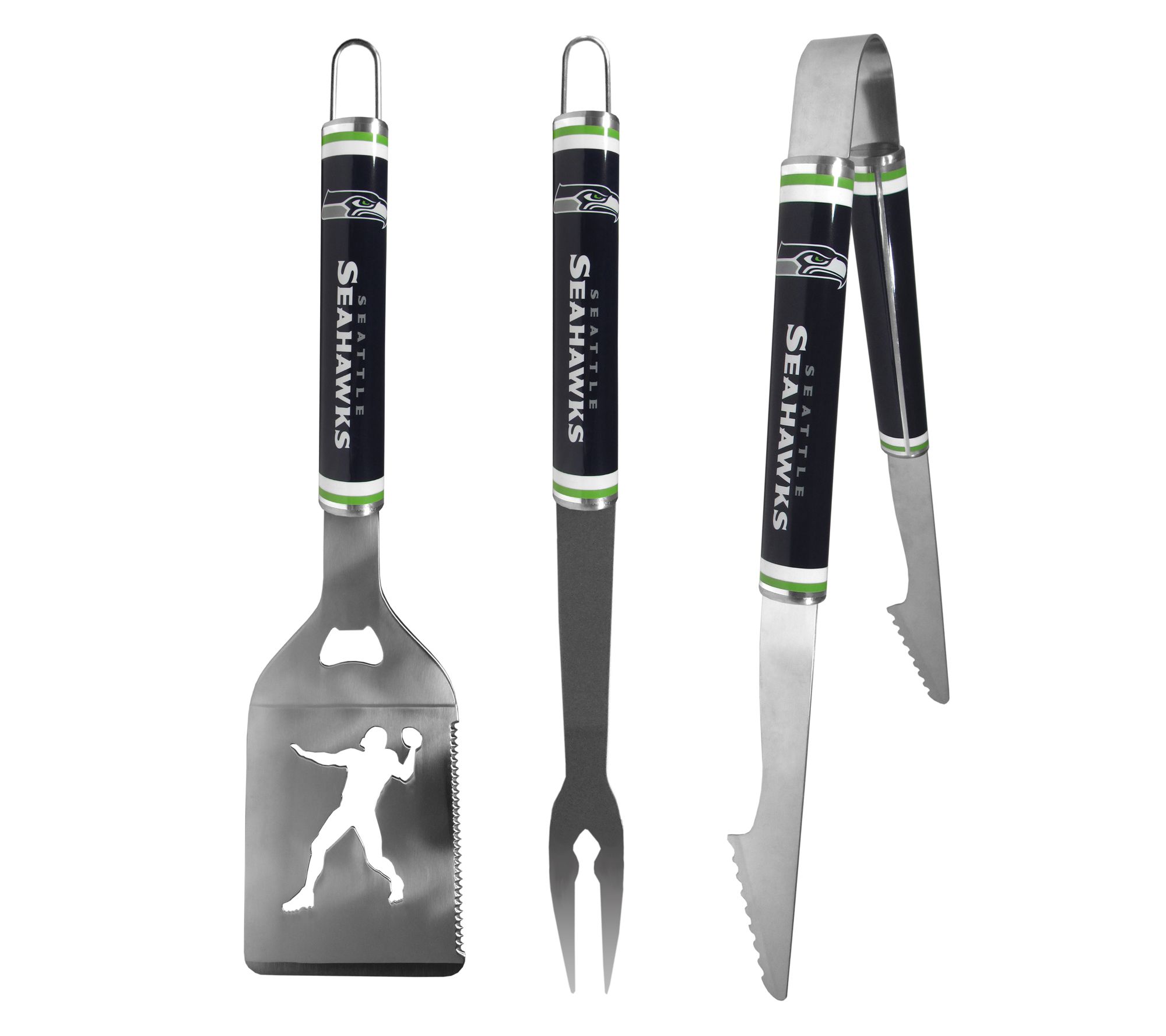Siskiyou Sports NFL Steel 3pc BBQ Tool Set
