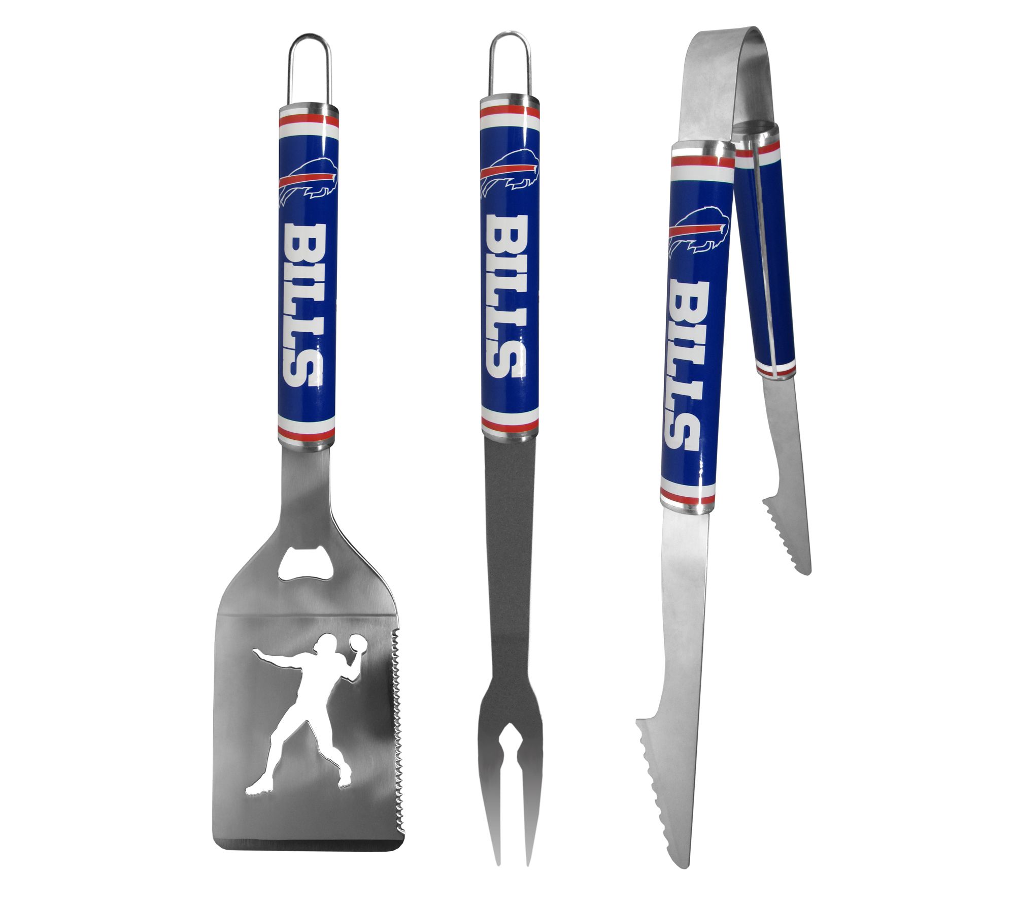 Siskiyou Sports NFL Steel 3pc BBQ Tool Set