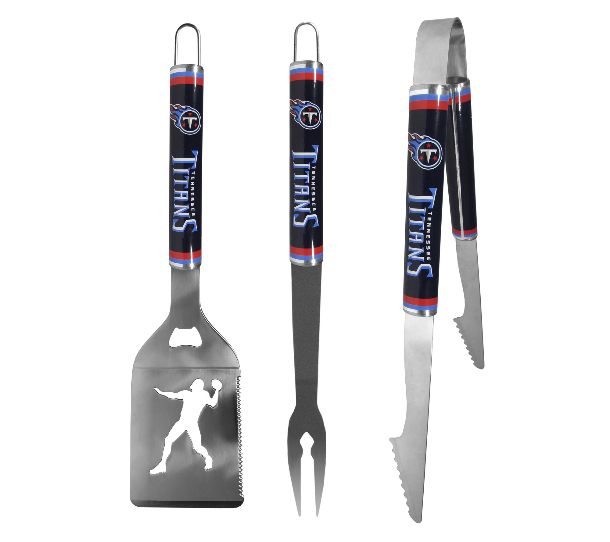 Siskiyou Sports NFL Steel 3pc BBQ Tool Set