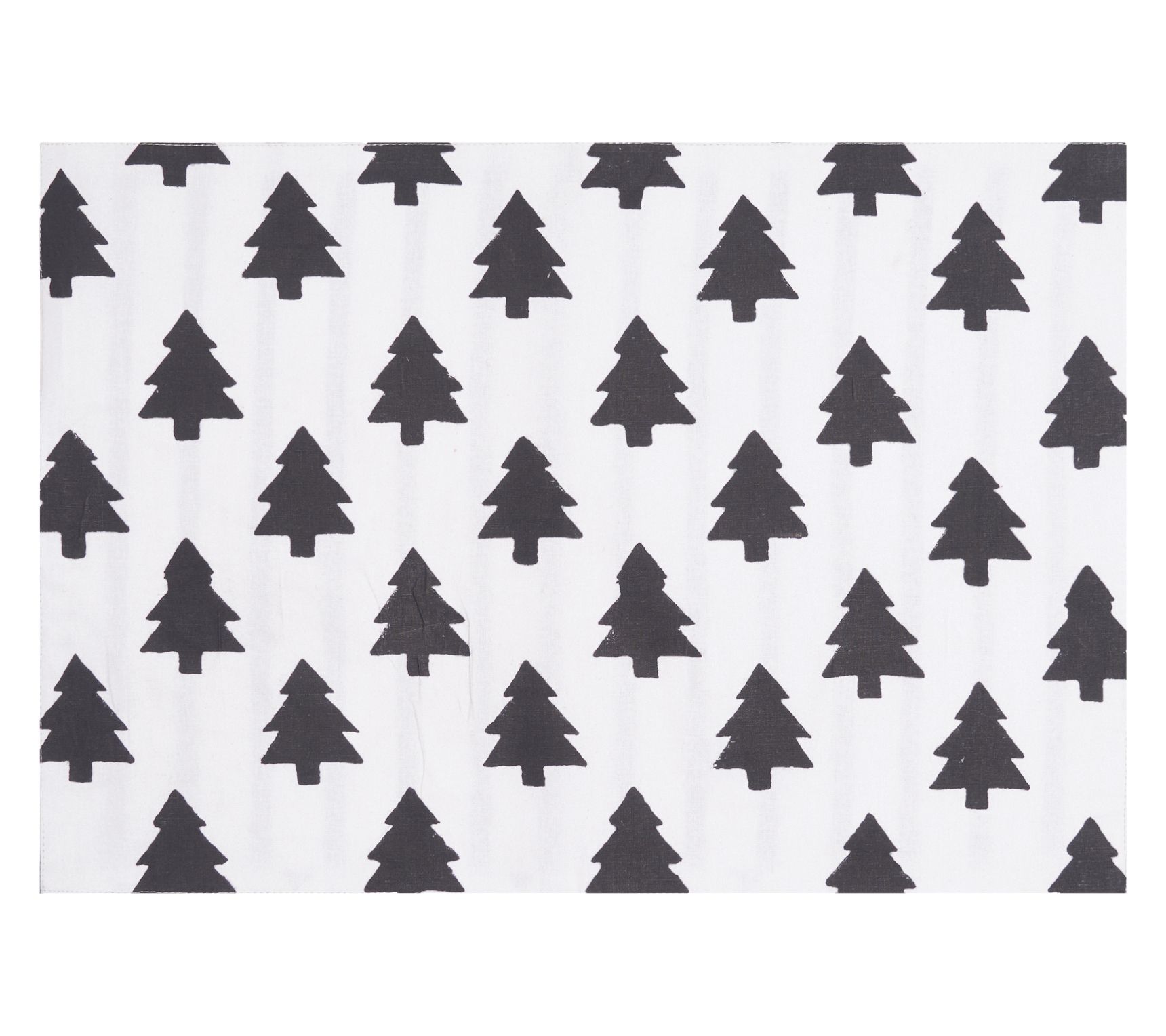 Black and White Forest Placemat Set of 4 by Valerie