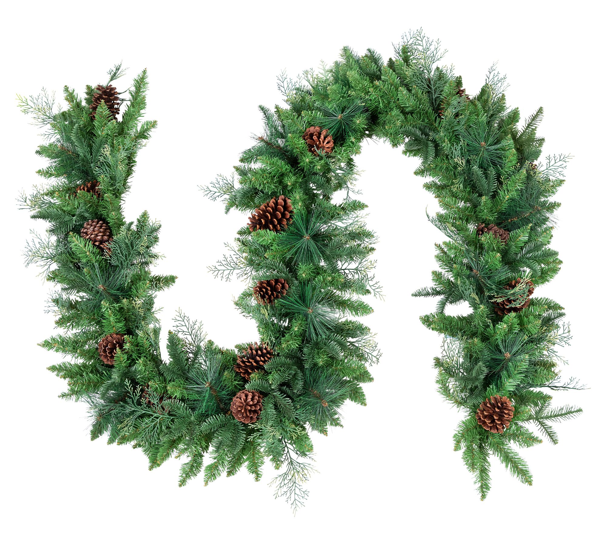 Northlight Christmas Garland with Pinecones 10' x 15"