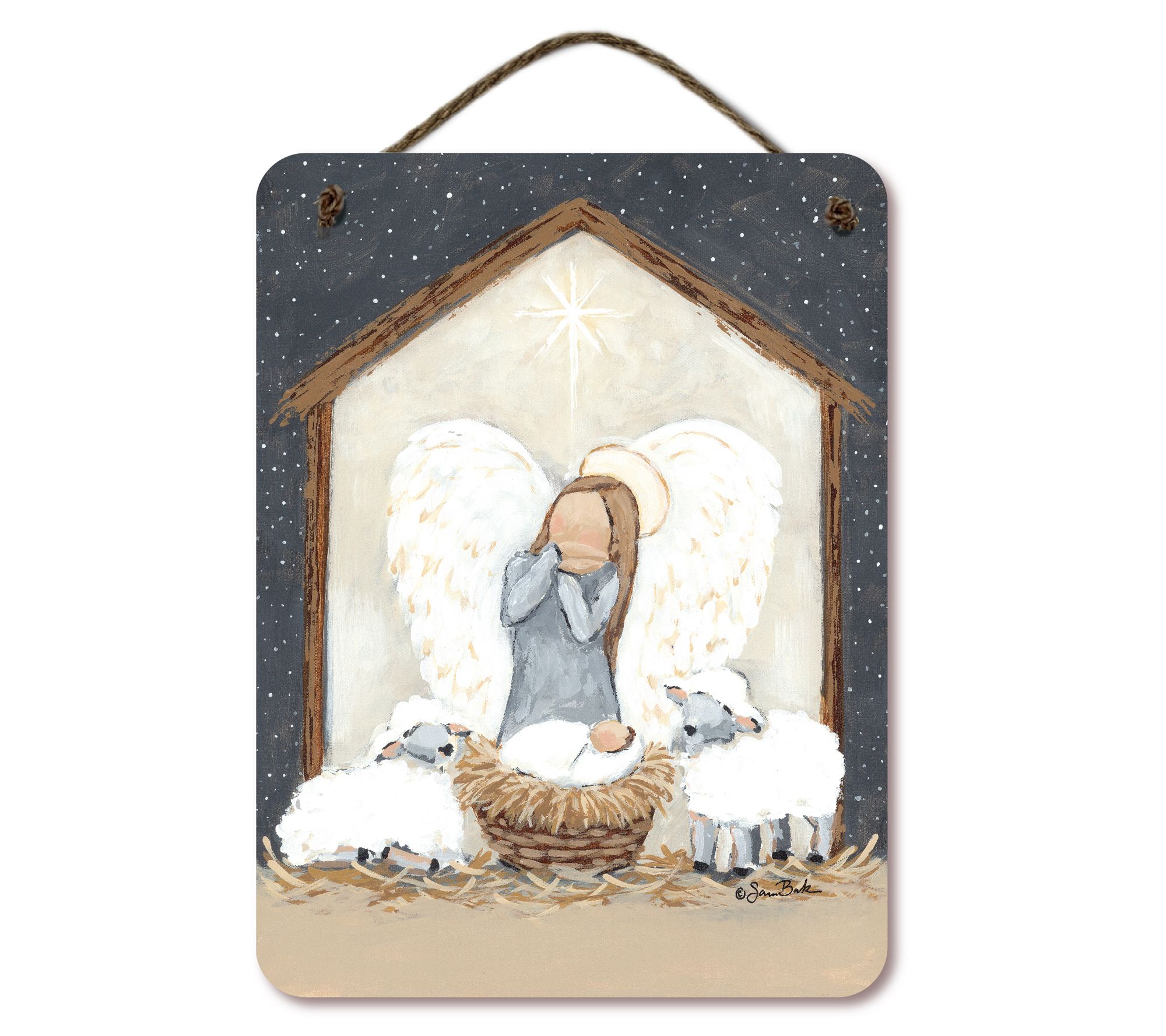 Courtside Market Nativity 12x16 Hanging Artboard