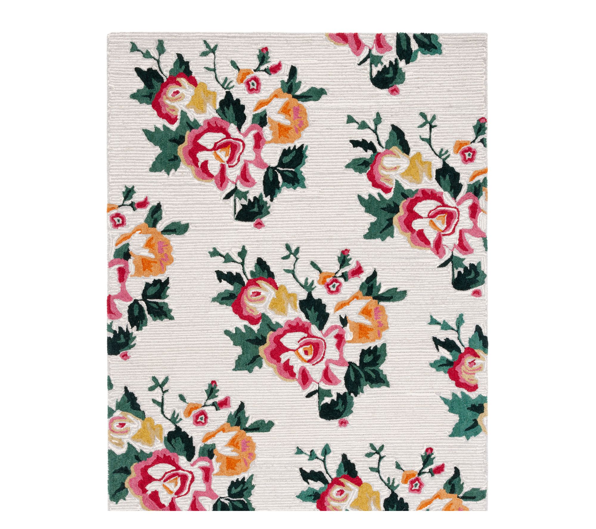 Safavieh Hand Tufted Ruby Petals 5' x 8' Wool Rug