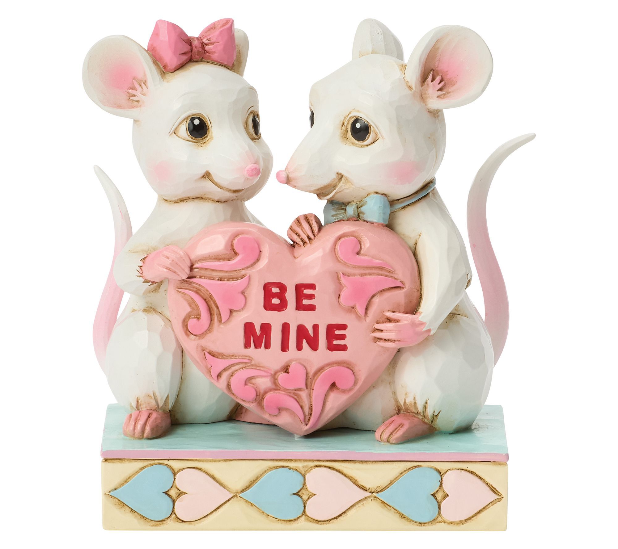 Jim Shore Sweethearts Mice Couple Figurine 3.5in H
