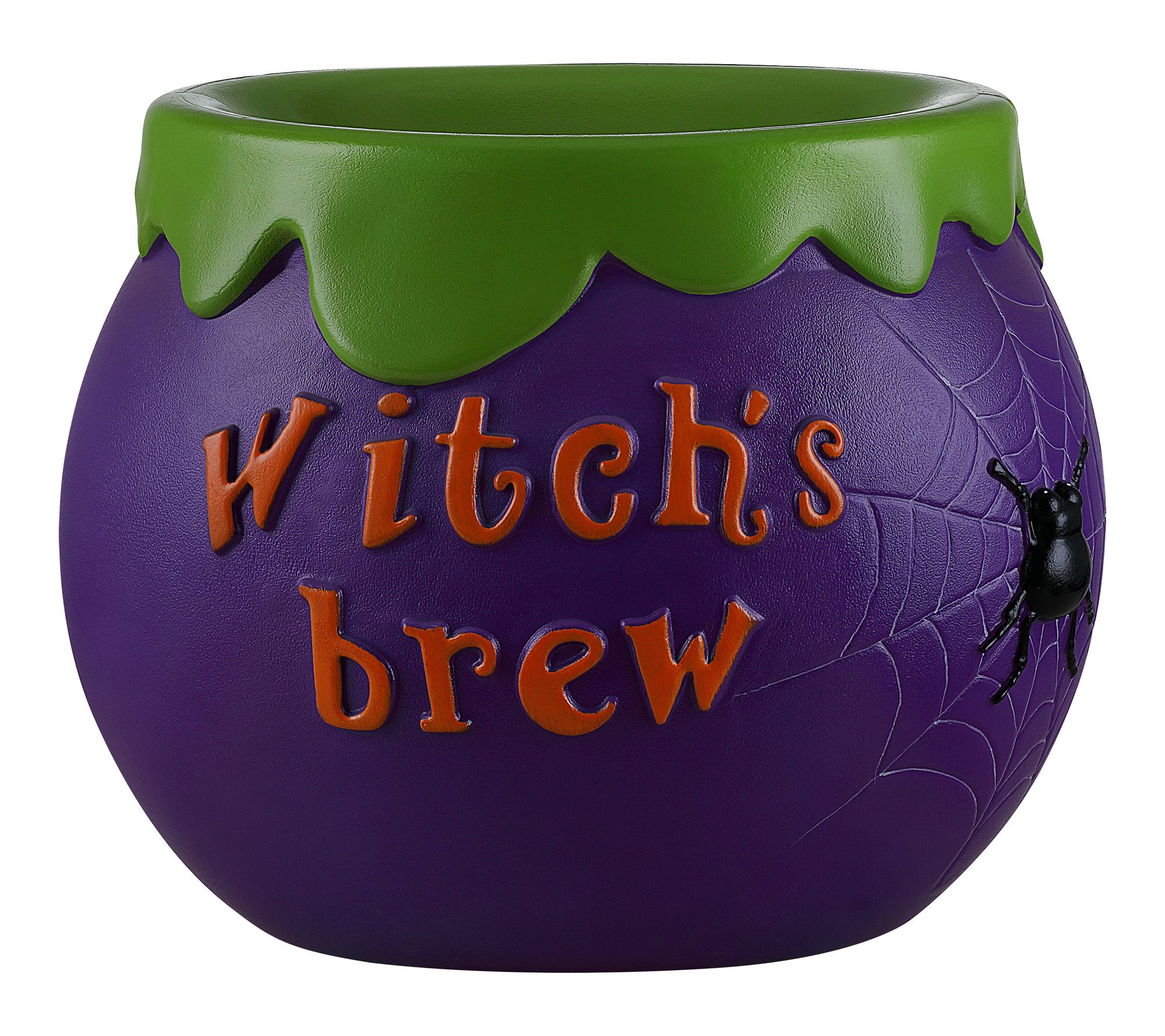 Mr. Halloween 14in Cauldron Lit Blow Mold Candy  Bowl