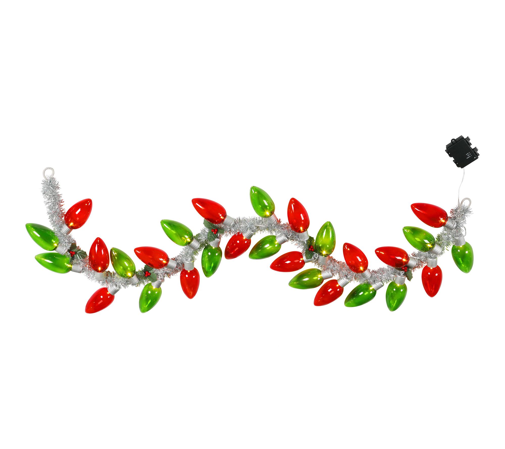 Mr. Christmas 70in Retro C9 Bulb Garland