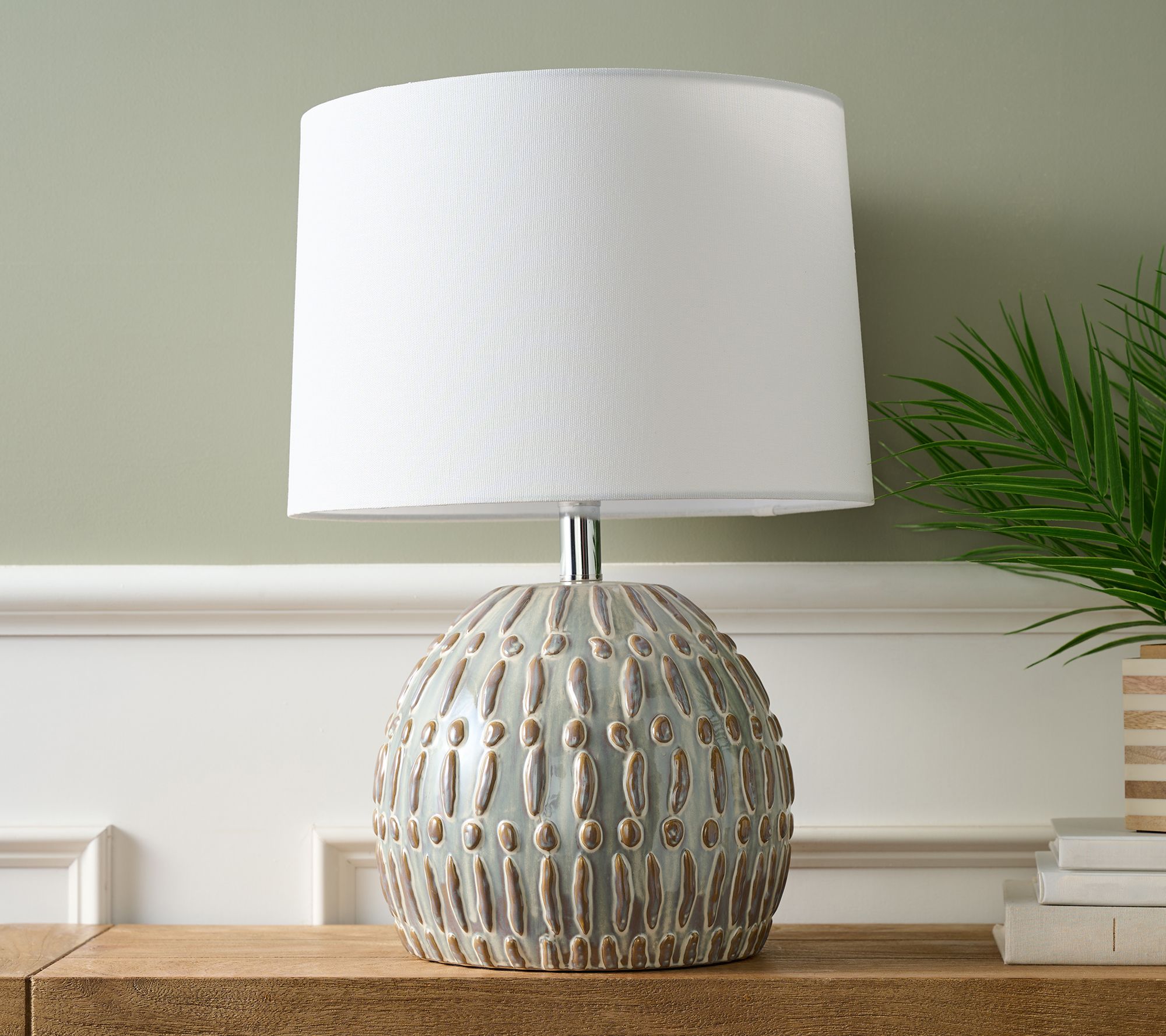 "As Is" Home Reflections Coastal Ceramic Table Lamp