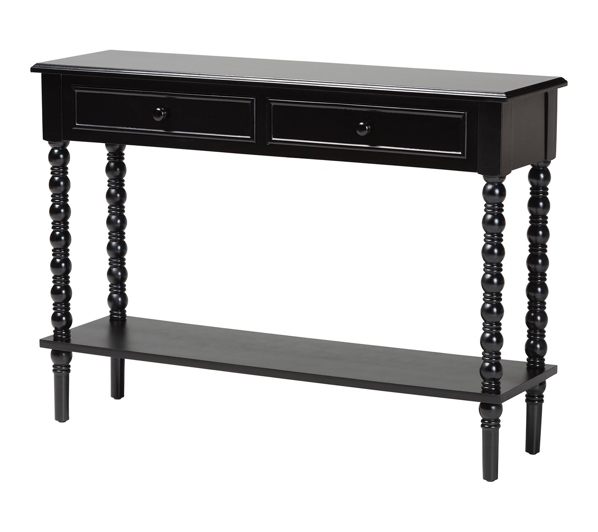 Baxton Studio Malinda Wood 2-Drawer Console Table