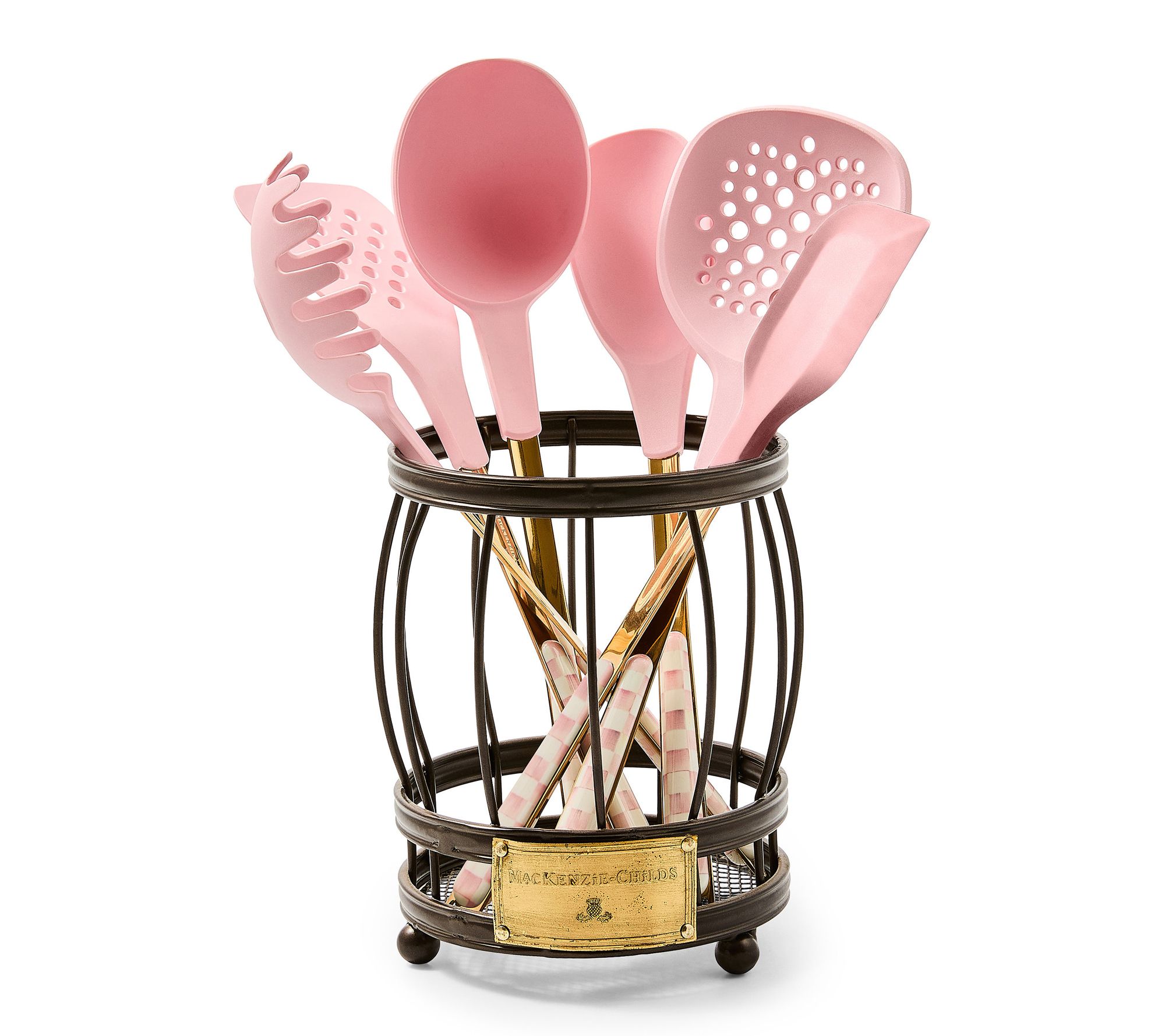 MacKenzie -Childs Utensil Caddy Set