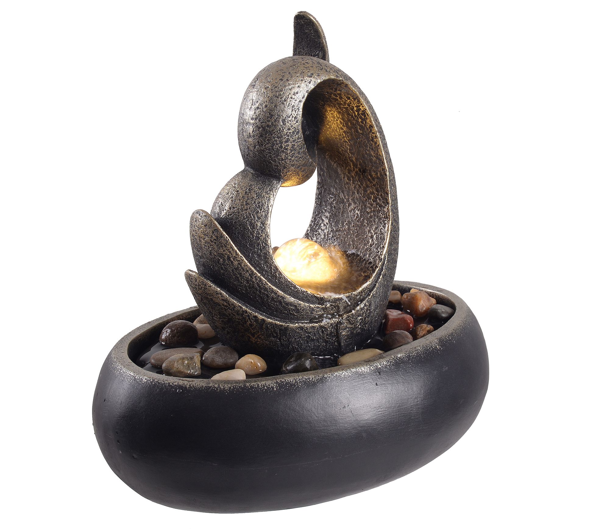 Teamson Home Abstract Tabletop Bowl Fountain