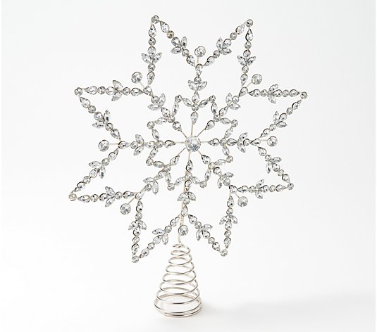 Martha Stewart Jeweled Snowflake Tree Topper