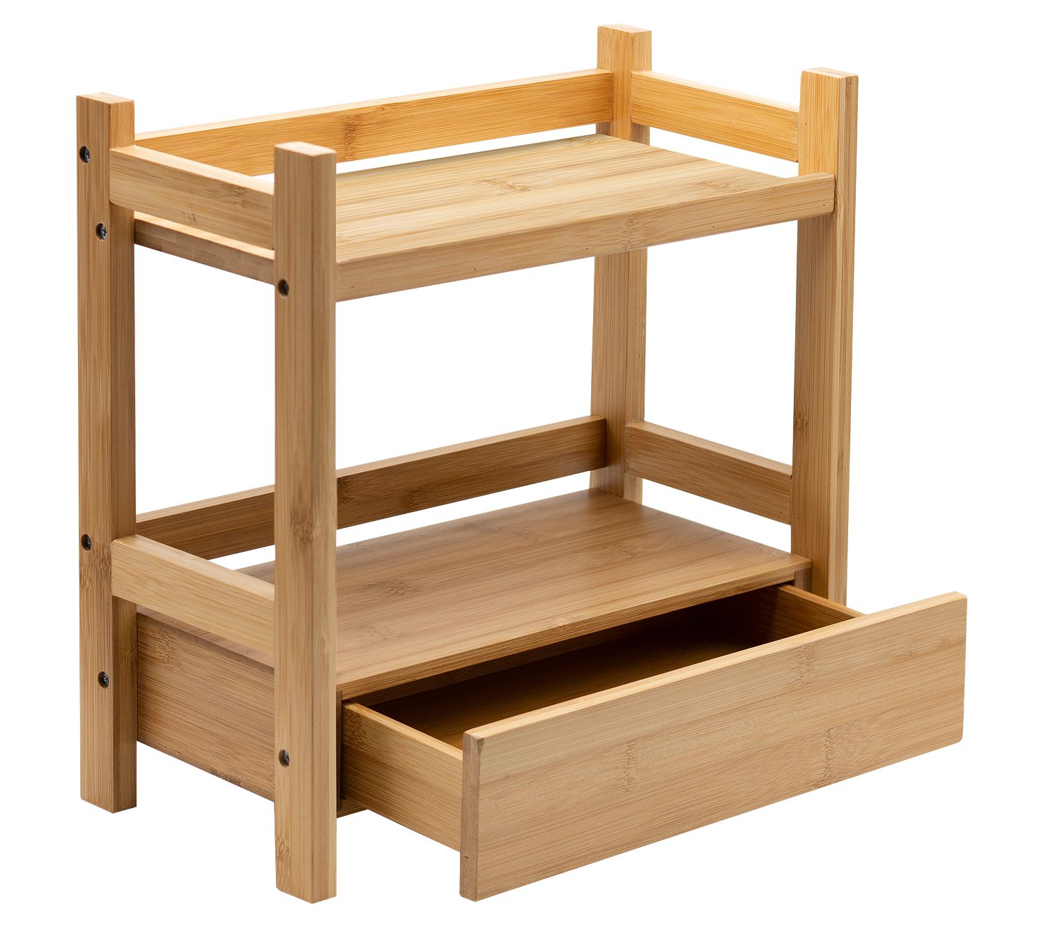 Sorbus 2-Tier Bamboo Organizer