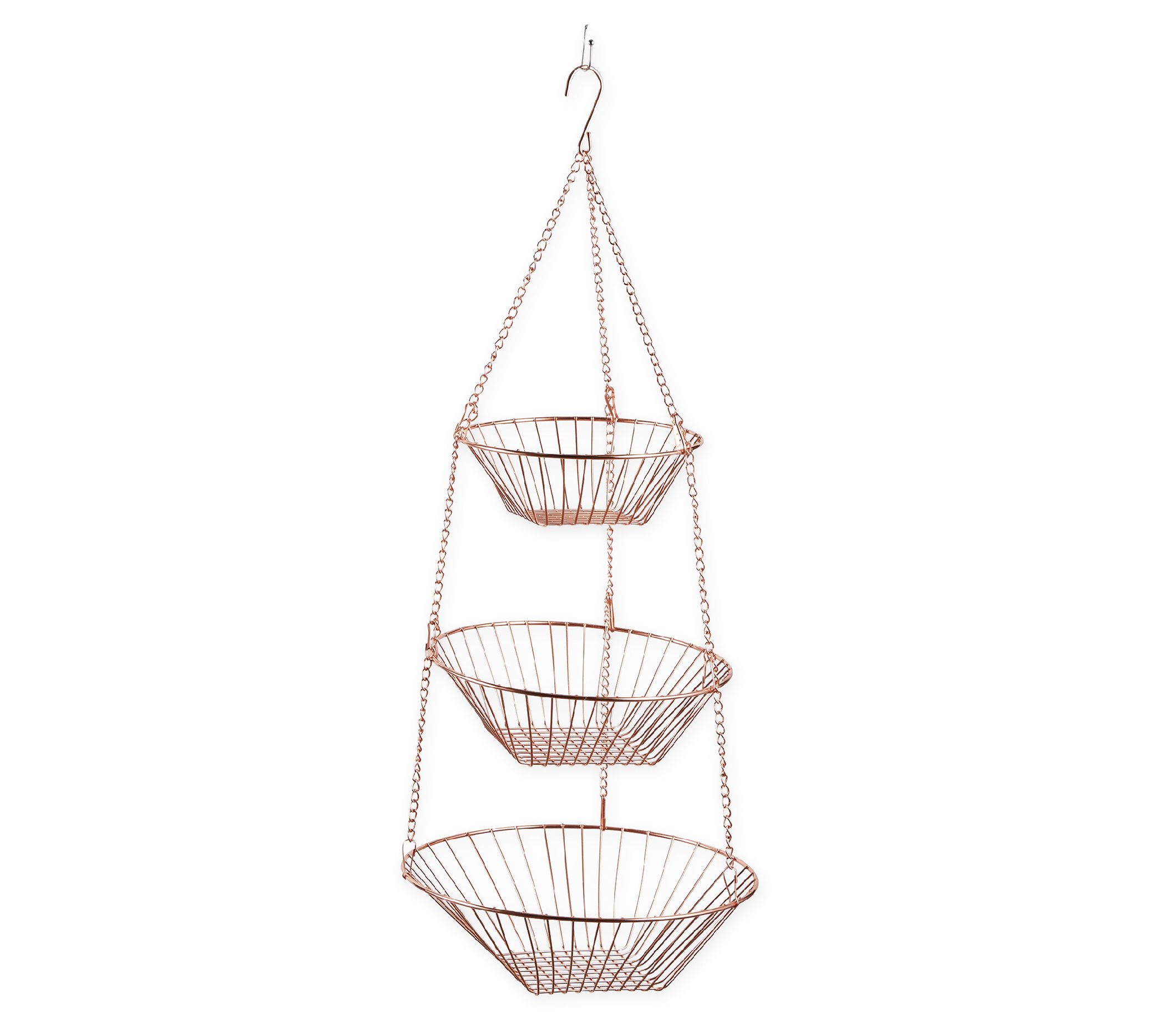 RSVP Copper Wire Hanging Basket