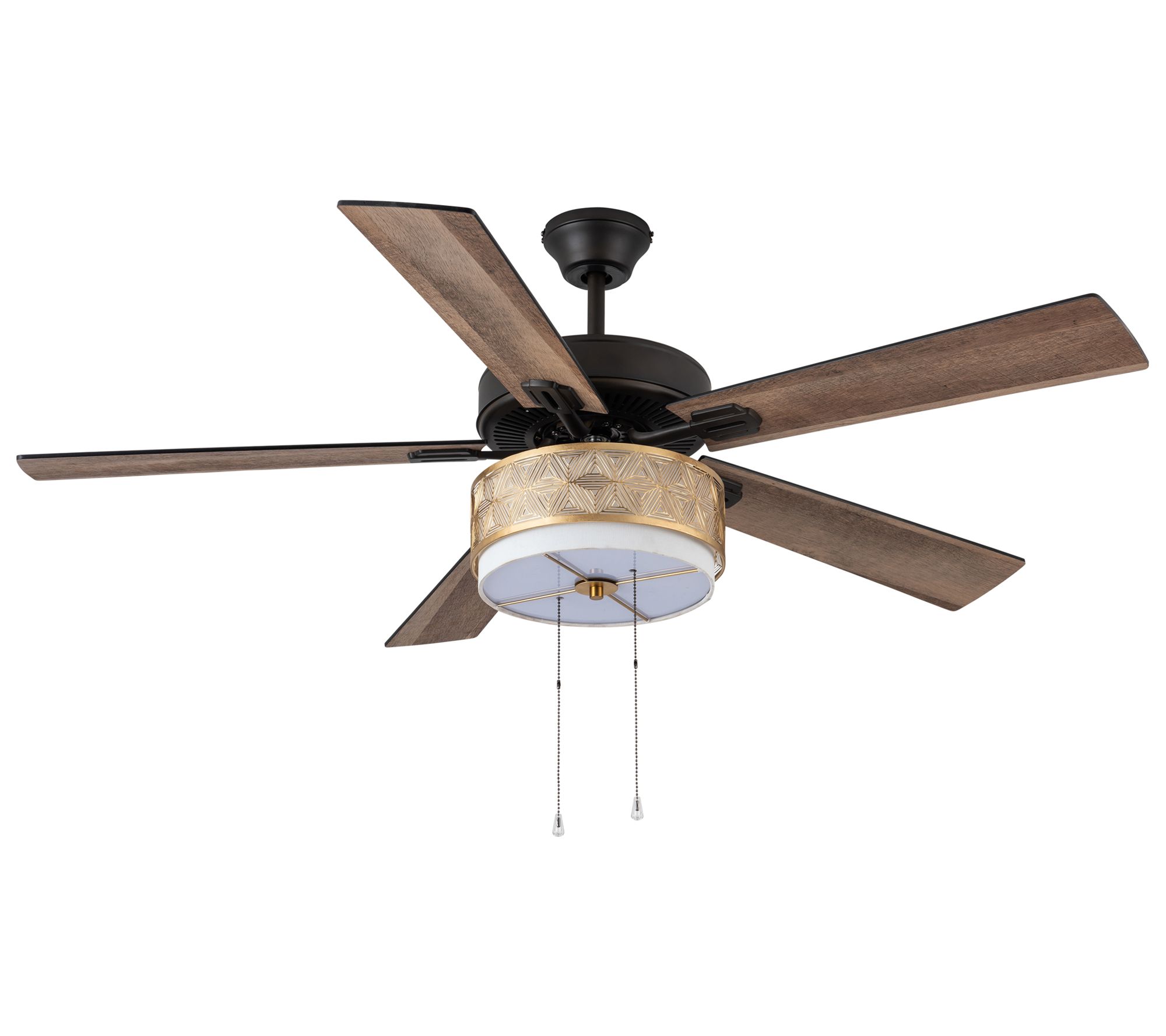 River of Goods 52" 5Blade LED Gold Lighted Ceiling Fan
