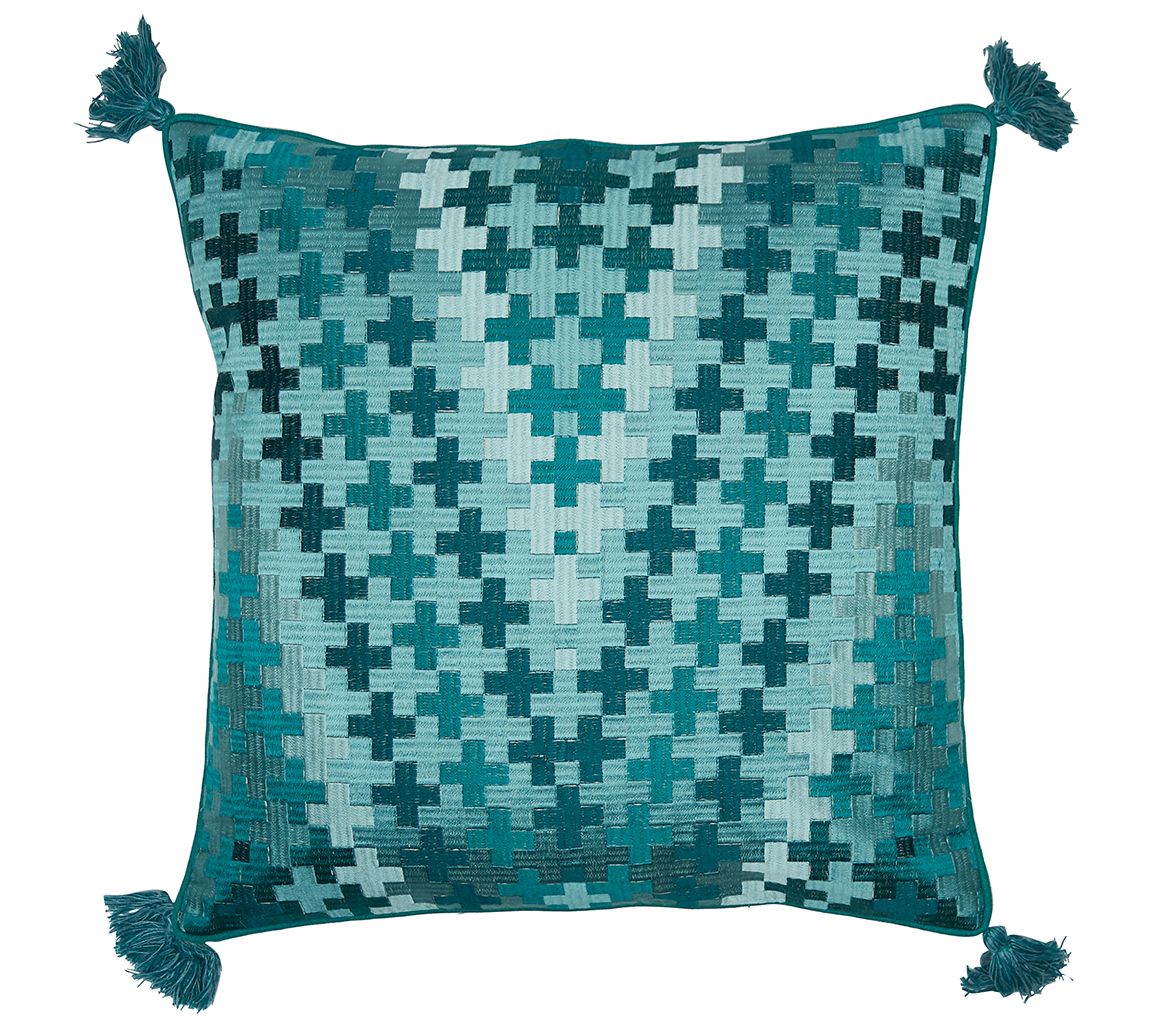 Carol & Frank Pepi Embroidered Pillow