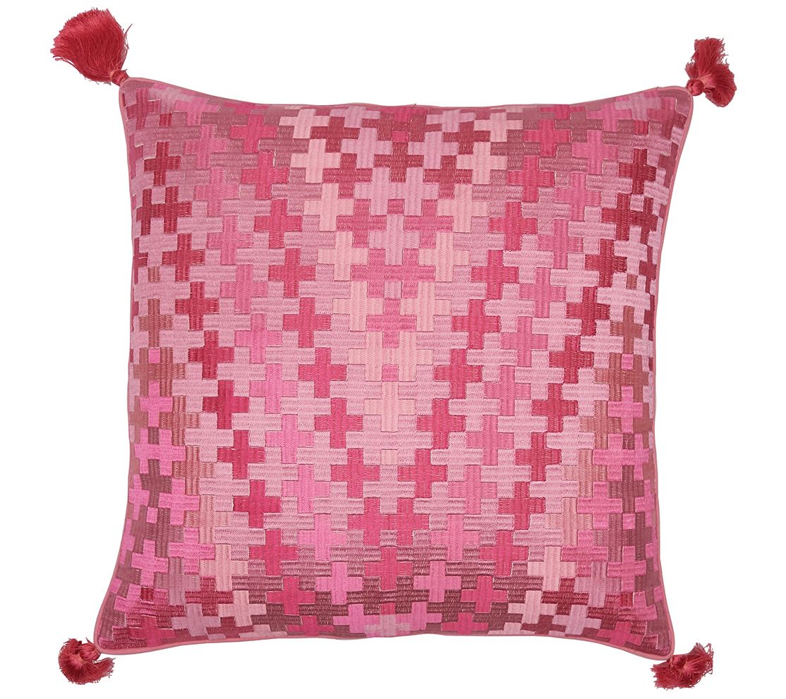 Carol & Frank Pepi Embroidered Pillow