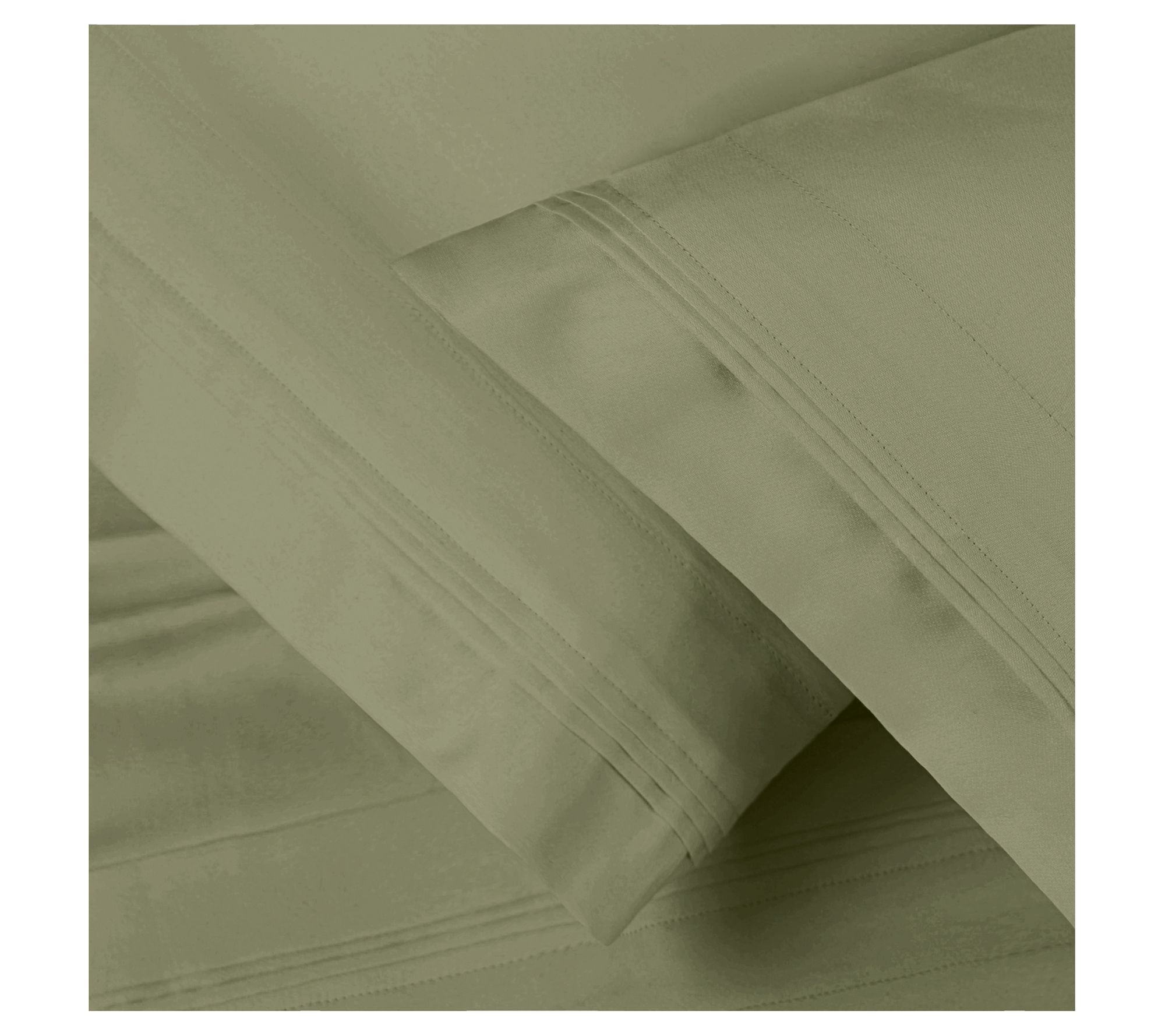 Superior 1500-Thread Count 2-Piece Solid Pillowase, Standard
