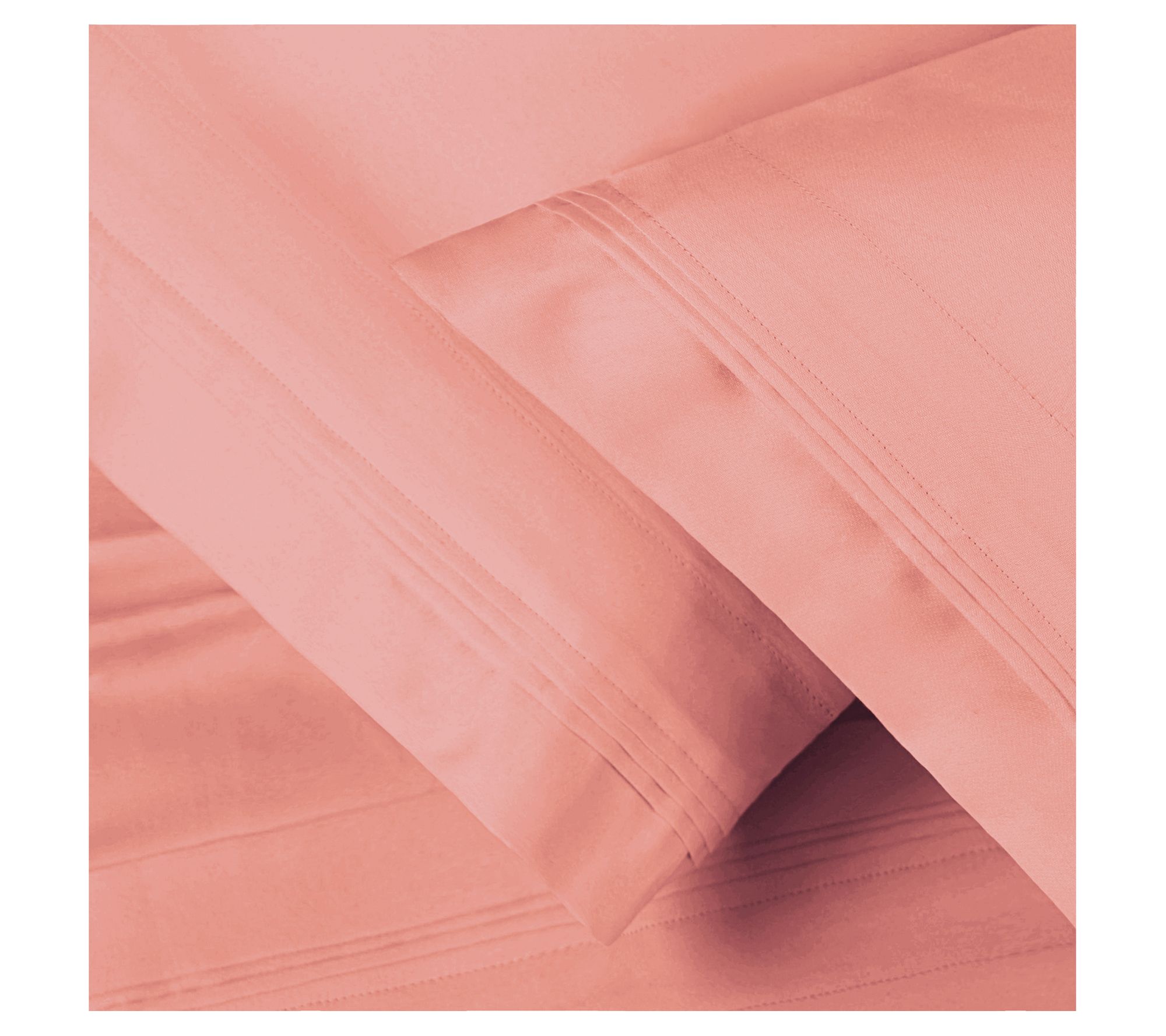 Superior 1500-Thread Count 2-Piece Solid Pillowase, Standard