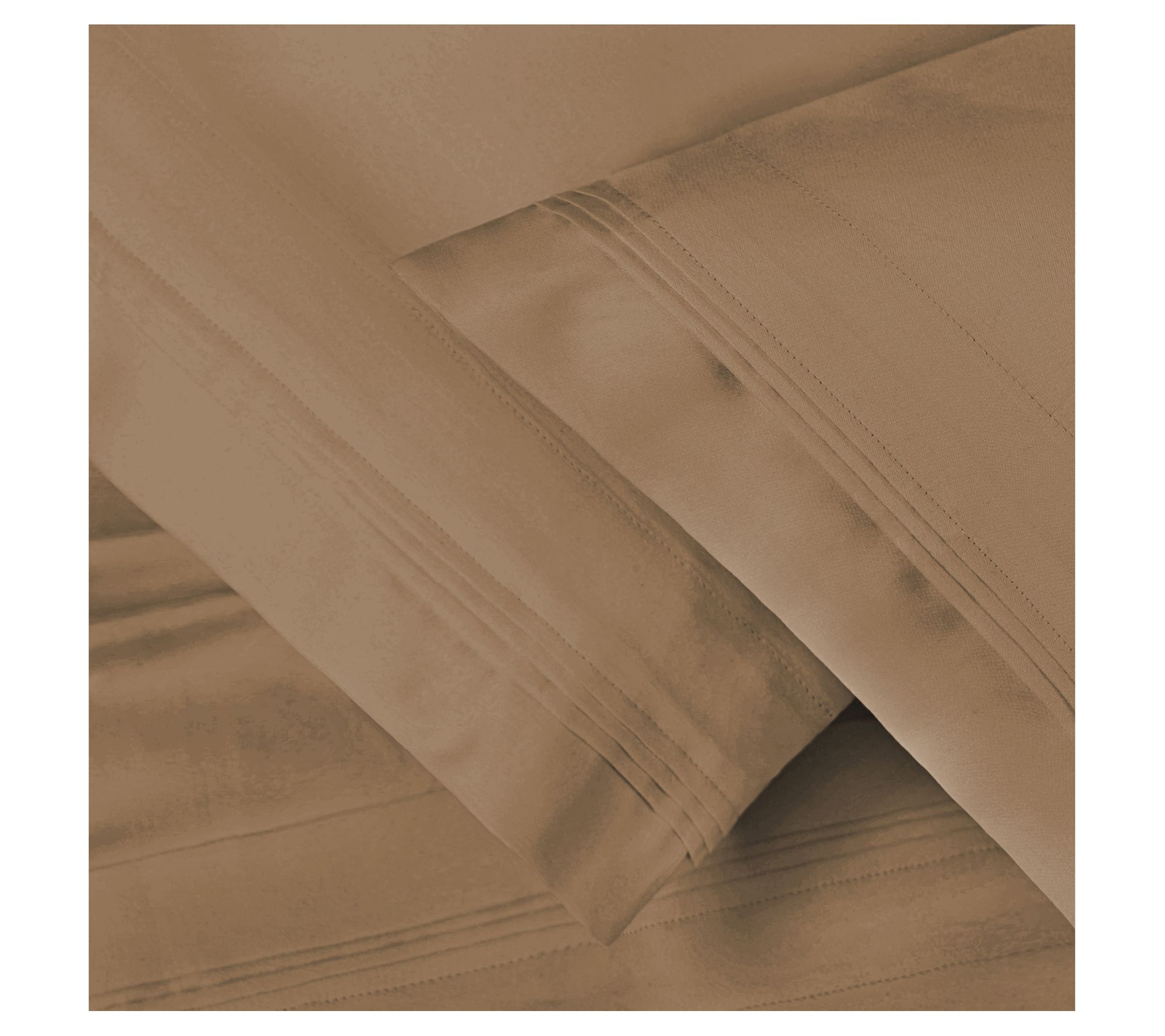 Superior 1500-Thread Count 2-Piece Solid Pillowase, Standard