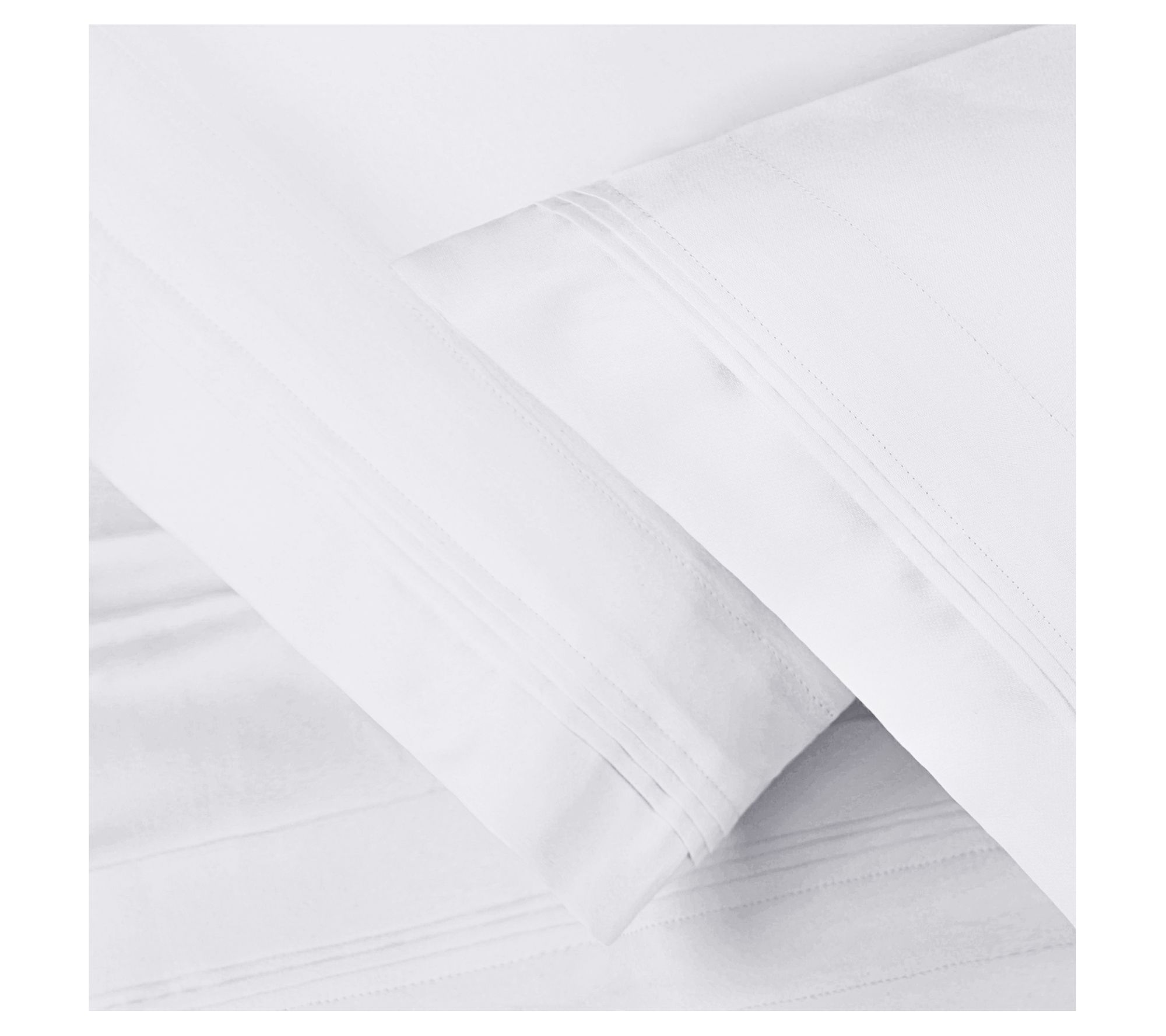 Superior 1500-Thread Count 2-Piece Solid Pillowcase, Standard