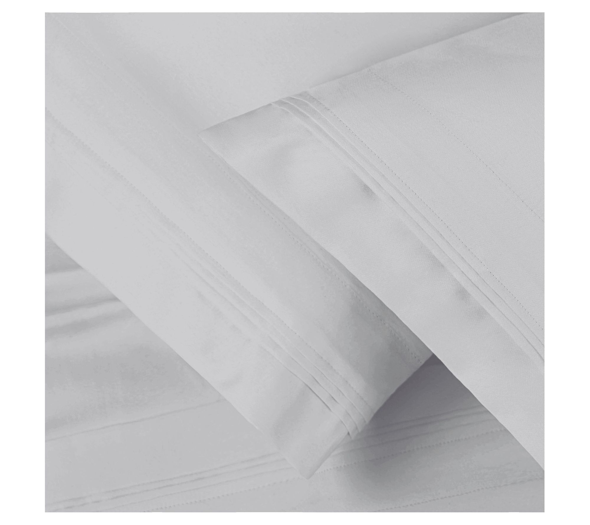 Superior 1500-Thread Count 2-Piece Solid Pillowase, Standard