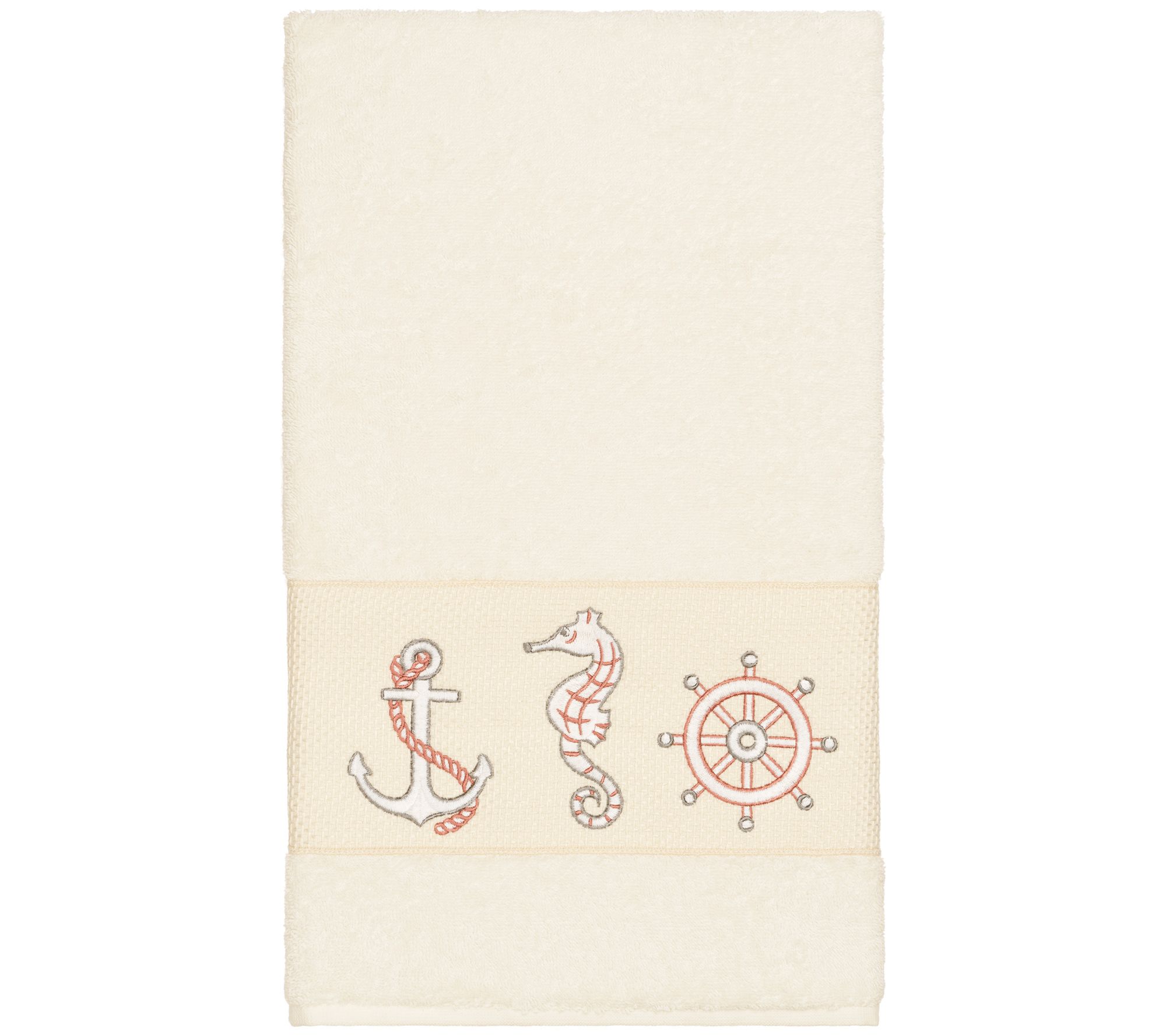 Linum Home Textiles Easton Embellished Bath Towel