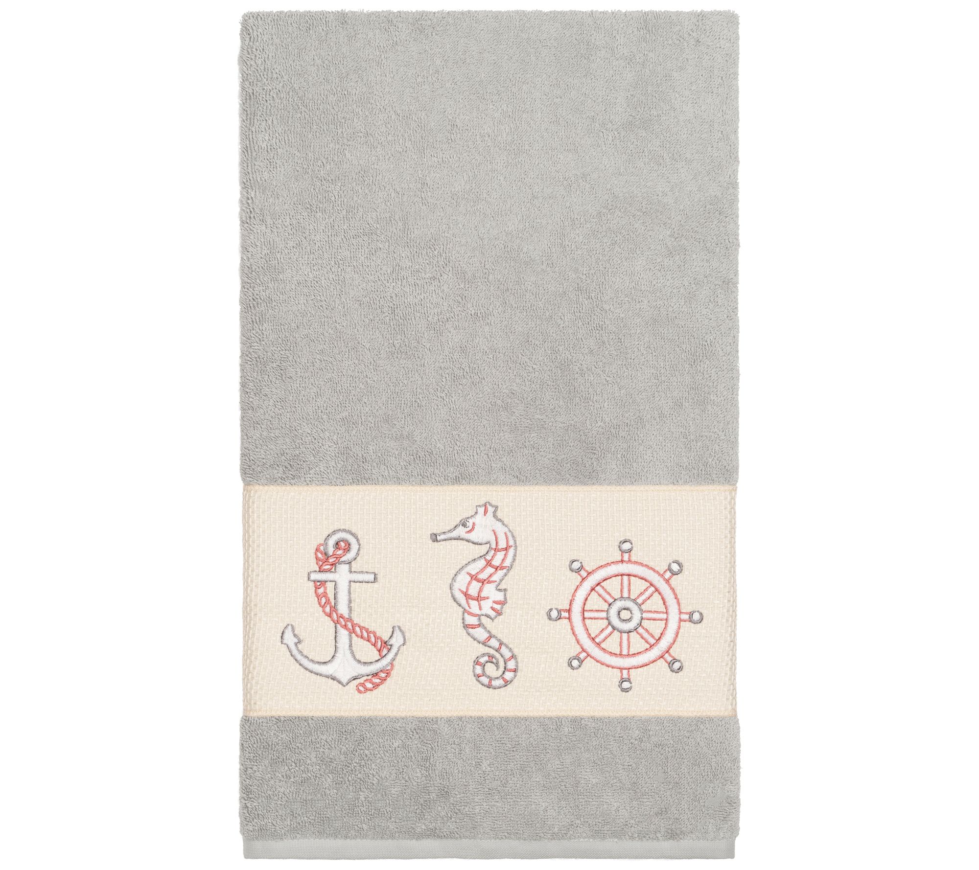 Linum Home Textiles Easton Embellished Bath Towel
