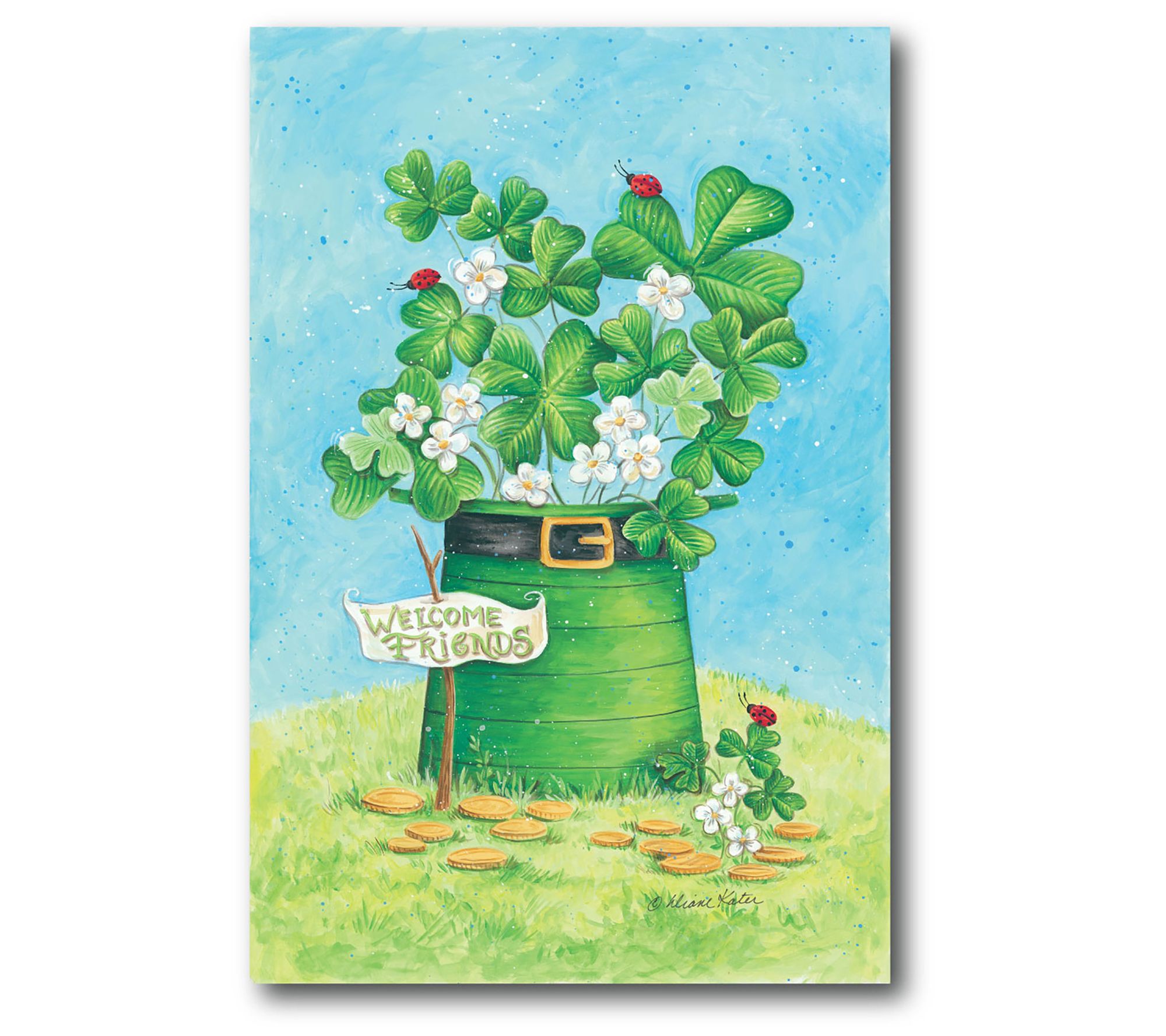 Courtside Market Luck of the Irish 12x18 CanvasWall Art