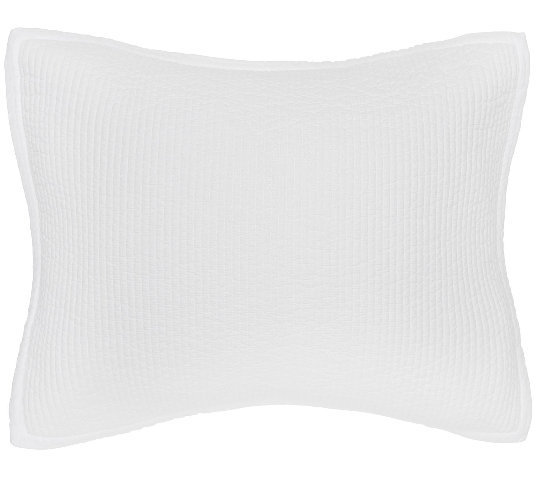 carol&frank Bennett White Standard Sham