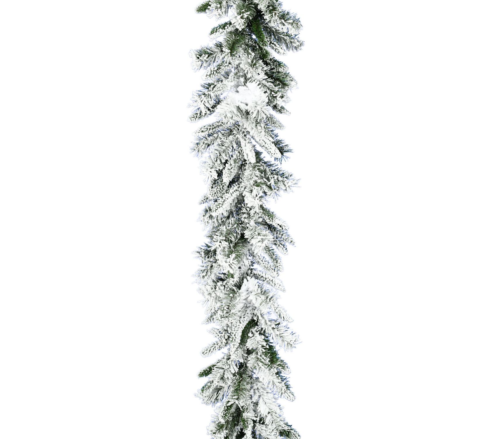 Fraser Hill Farm 9-Ft. Mountain Pine Flocked Garland
