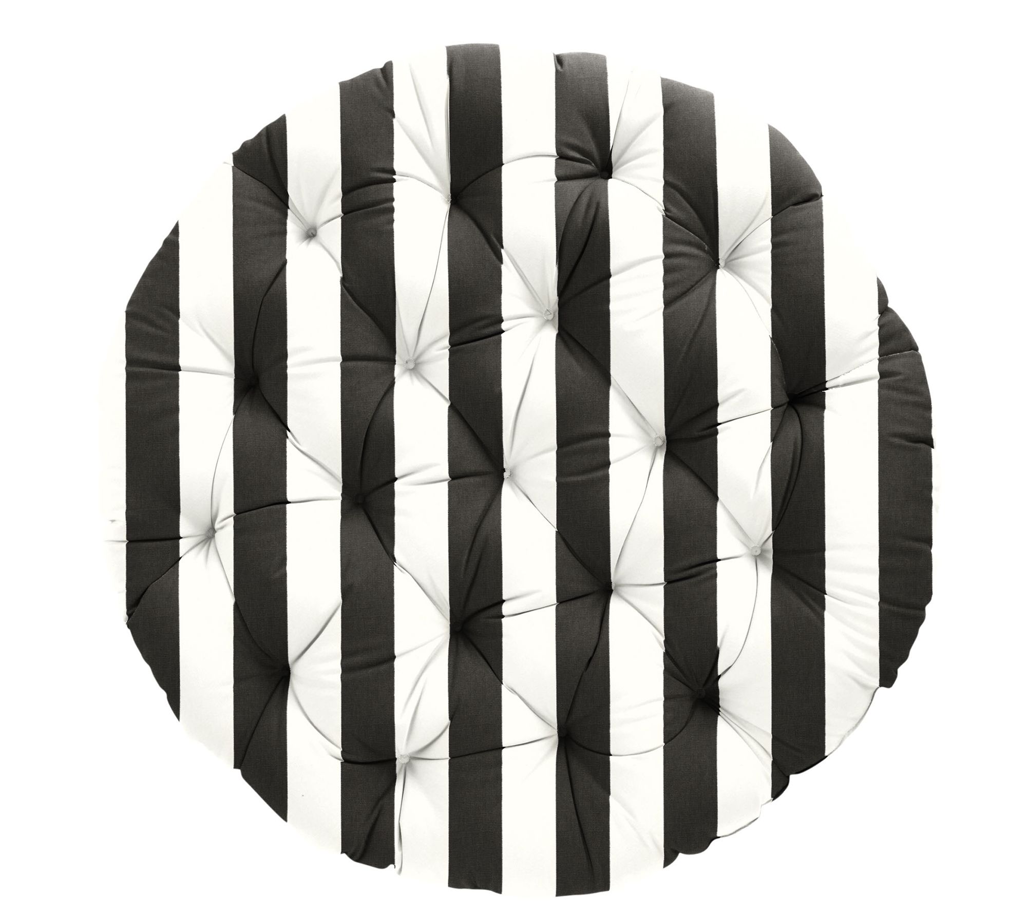 Indoor/Outdoor Sunbrella Cabana Stripe Papasan Cushion