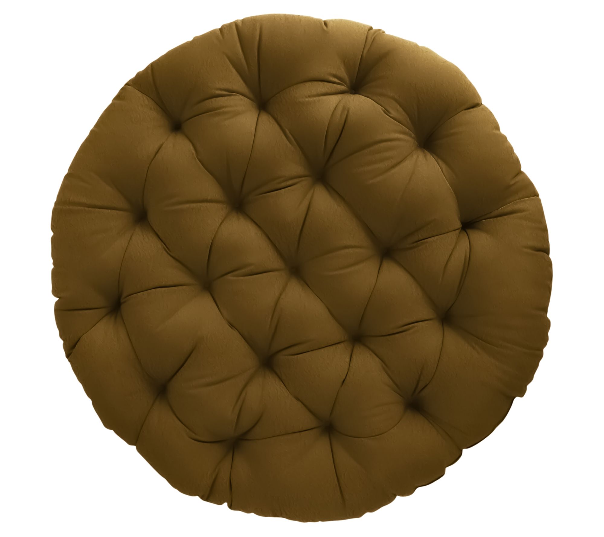 Sorra Home 48" Suede Round Papasan Cushion