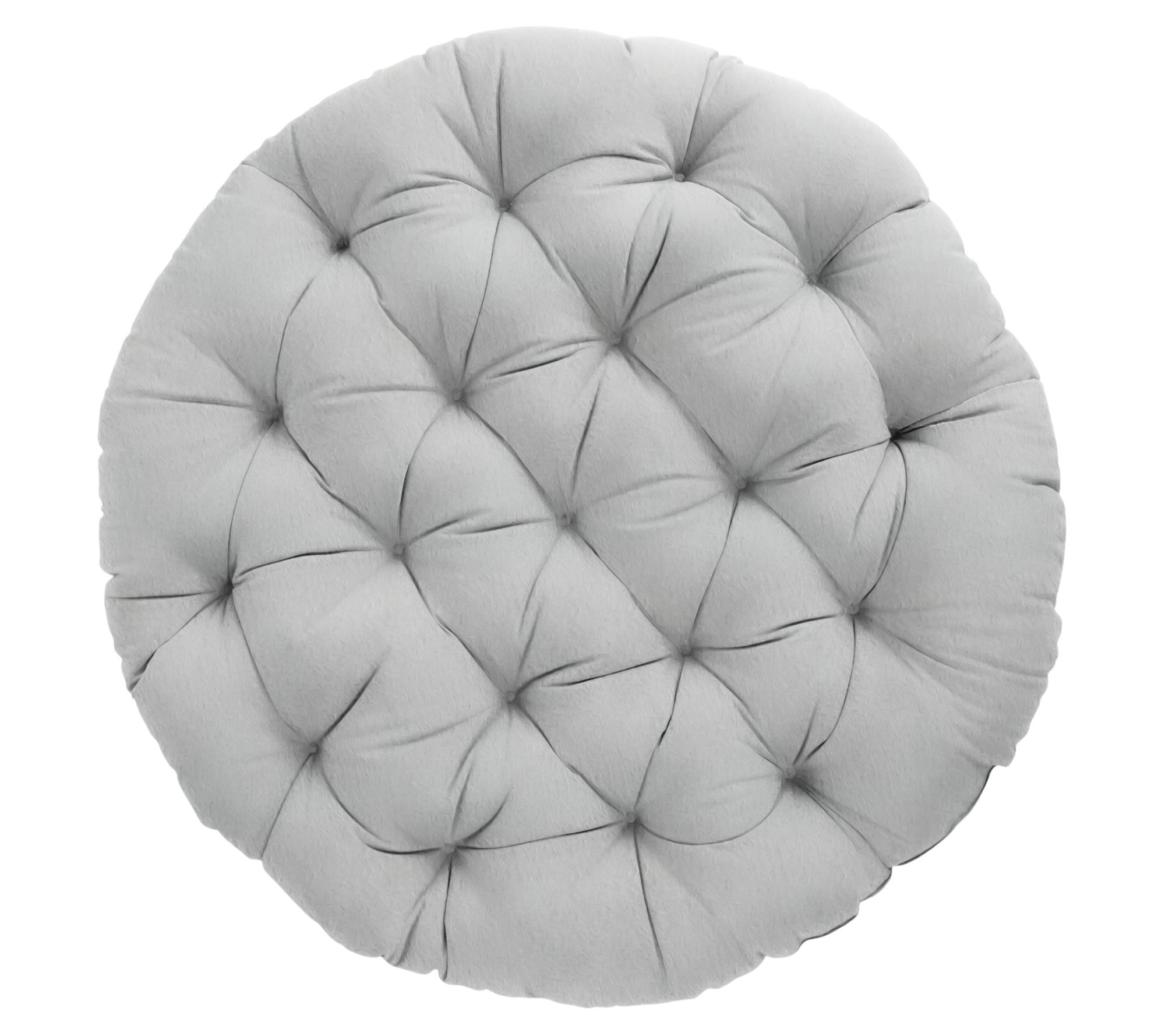 Sorra Home 48" Suede Round Papasan Cushion