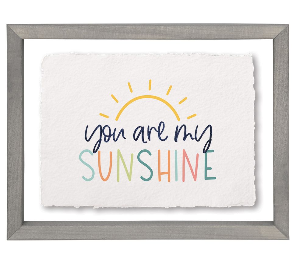 Sincere Surroundings 14" You Are My Sunshine Floating Decor