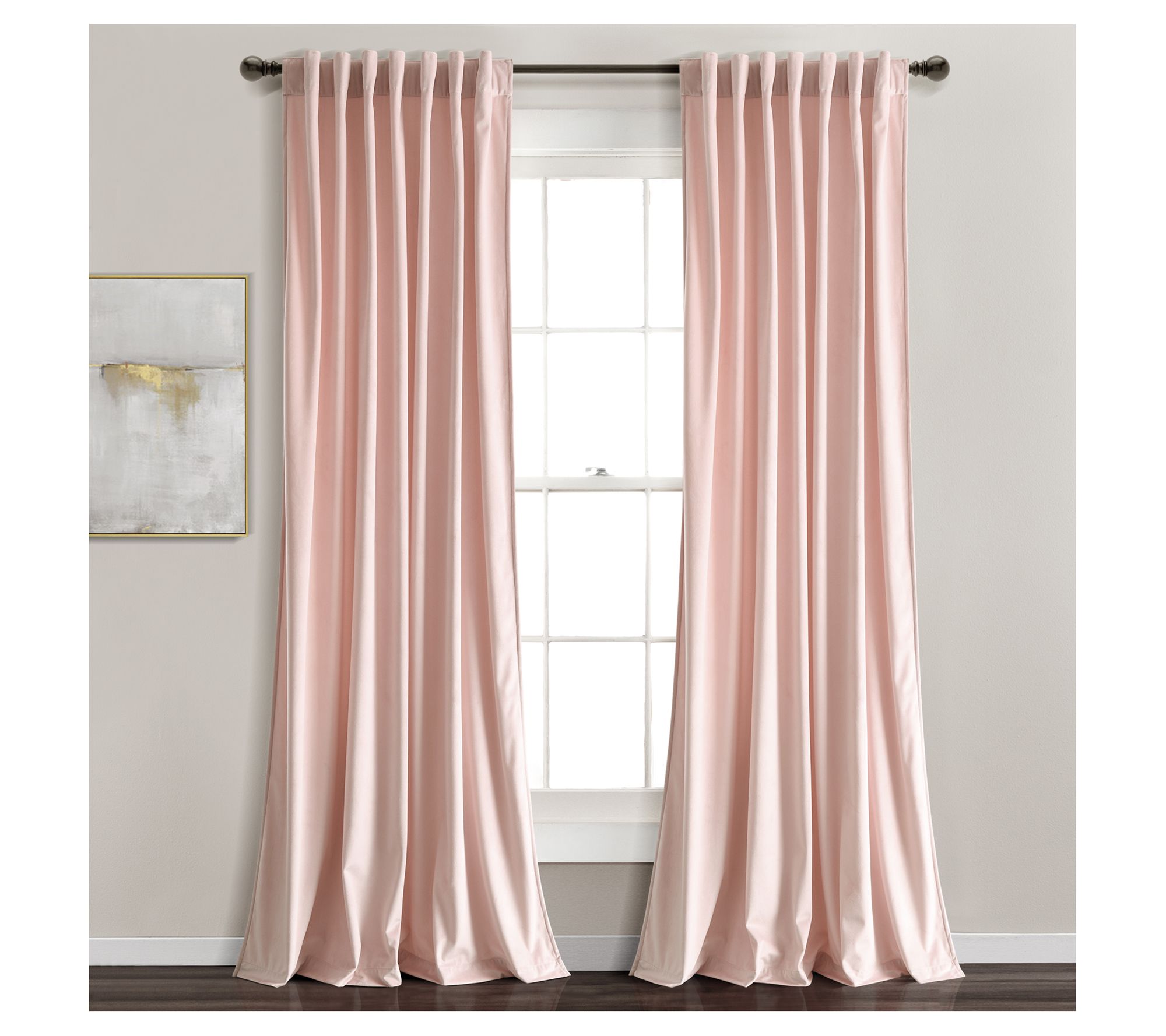 Prima Velvet Light Filter 54x84 Set by Lush Decor