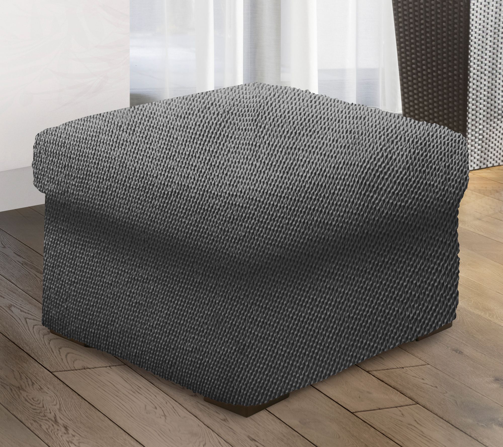 "As Is" Paulato by Gaico DAMA Ottoman Stretch Furniture Cover