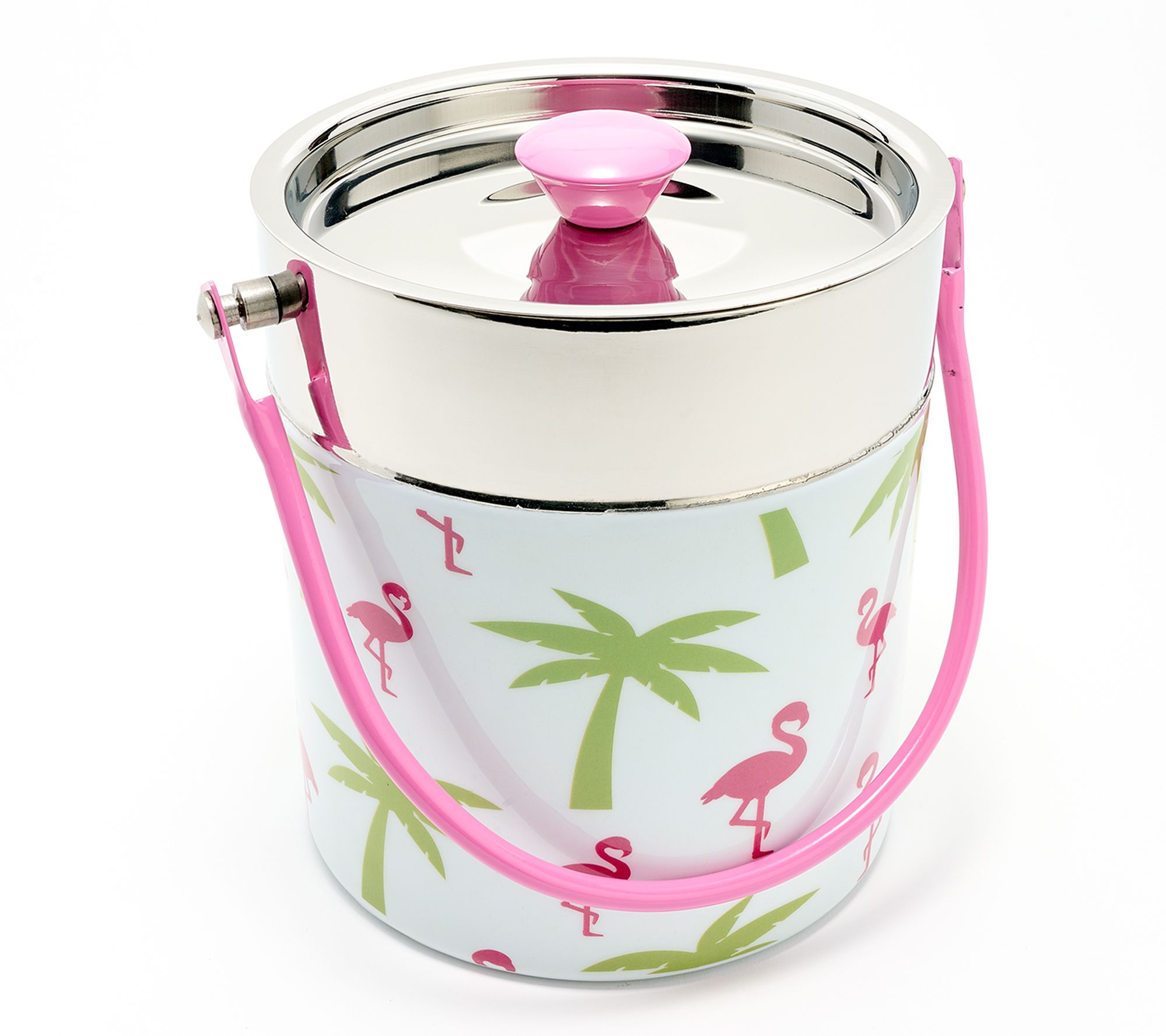 Temp-tations 3-Quart Double-Walled Stainless Steel Ice Bucket