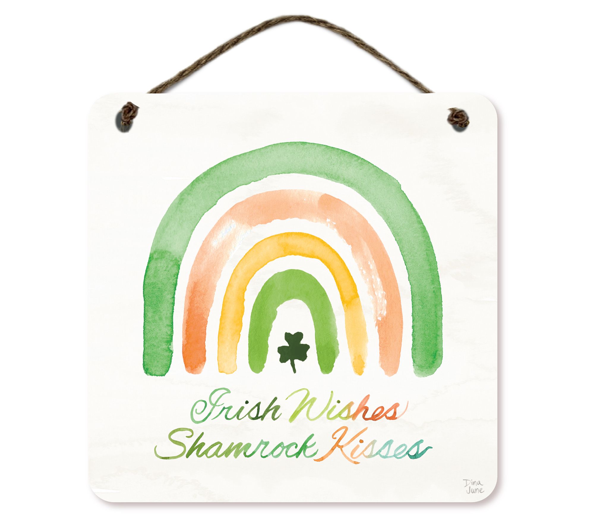 Courtside Market Irish Wishes 16x16 Hanging Sign