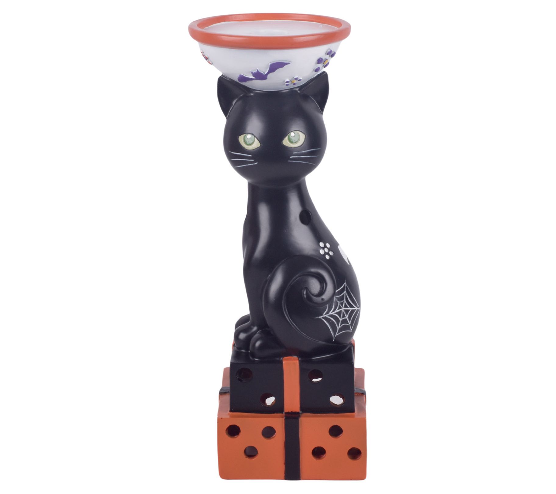 Temp-tations 12" Illuminated Resin Fall Character Candle Holder