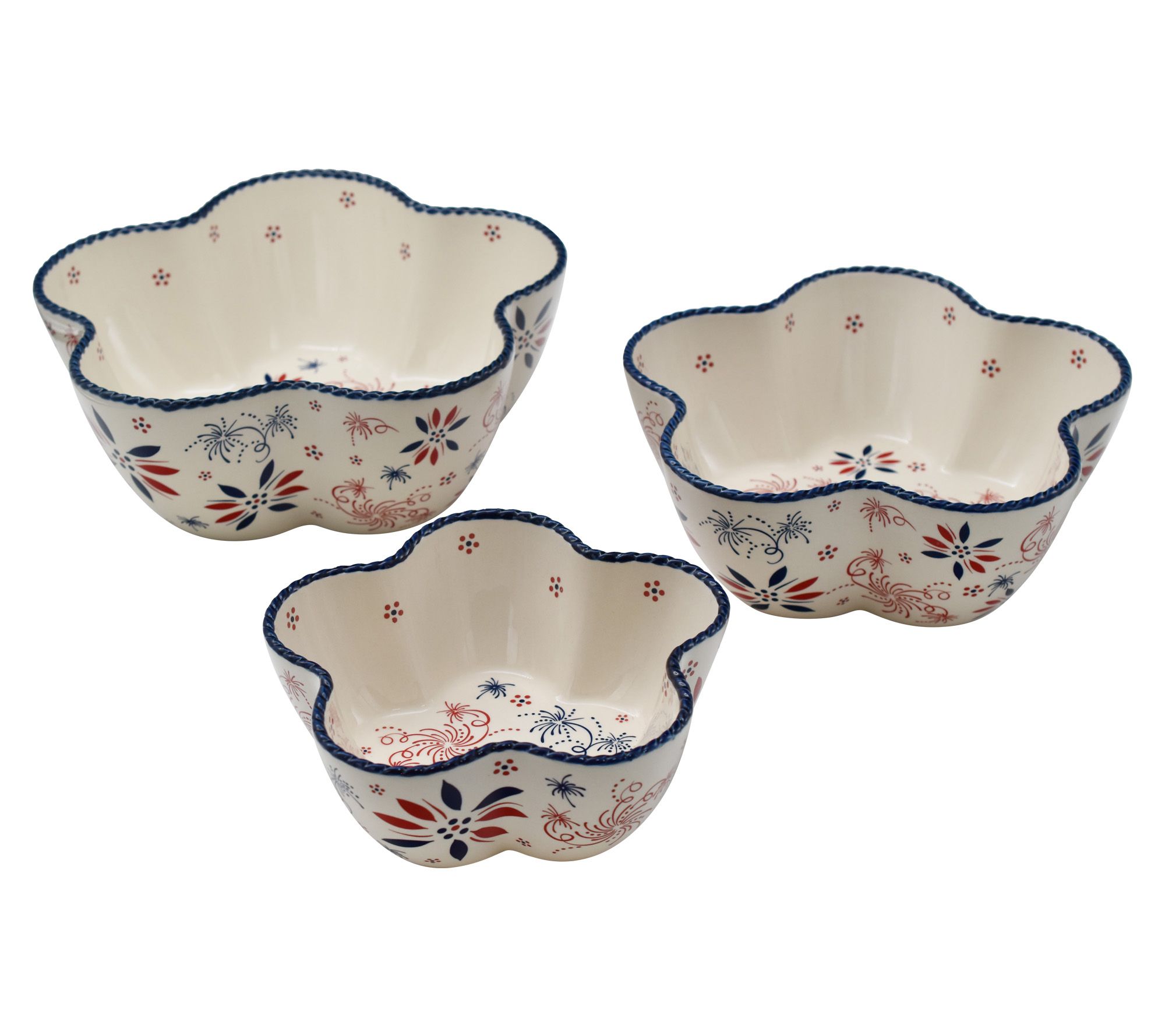 "As Is" Temp-tations Seasonal Set of 3 Figural Nesting Bowls