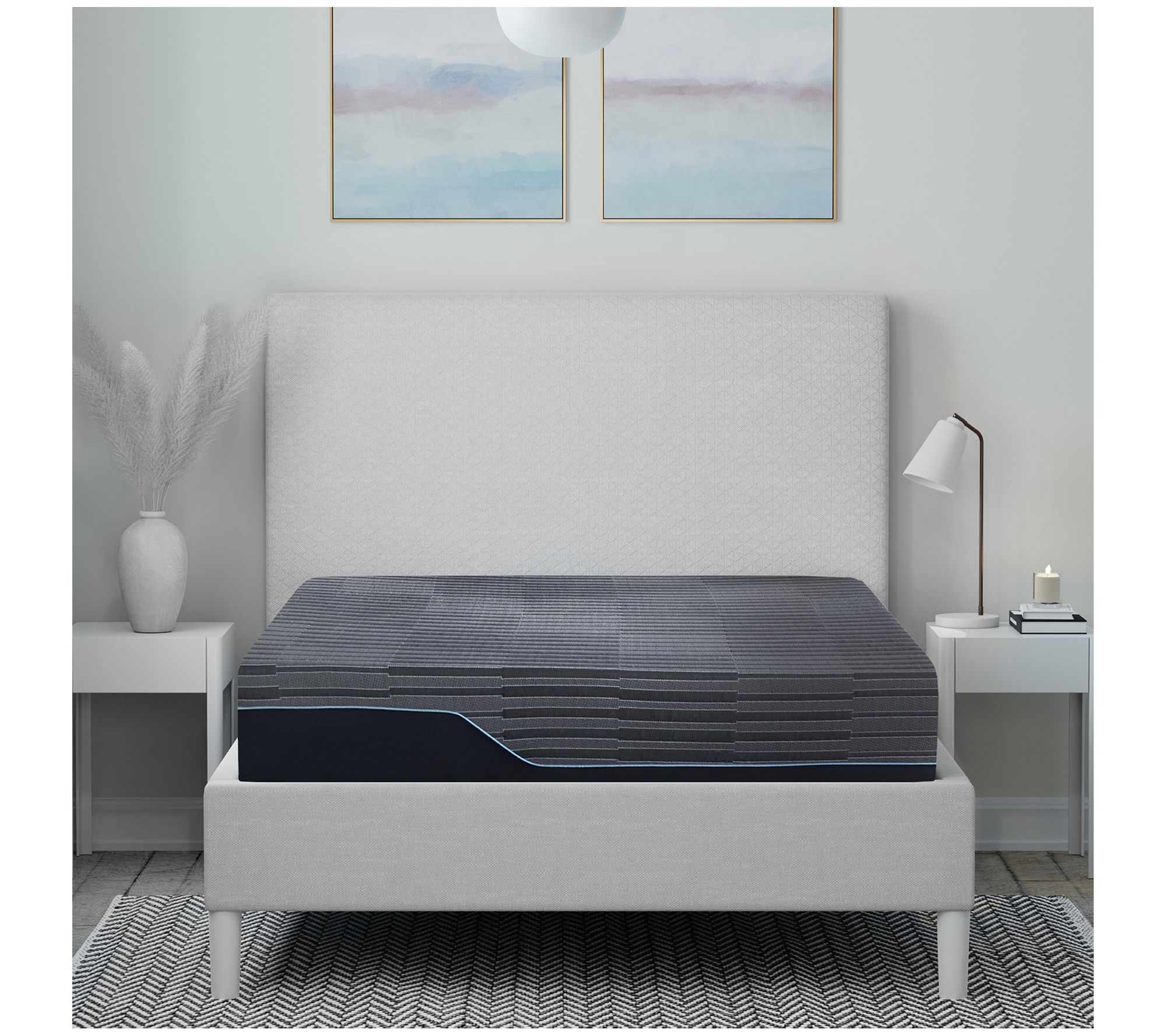 Bodipedic 12-Inch Triple Layer Memory Foam Mattress, King