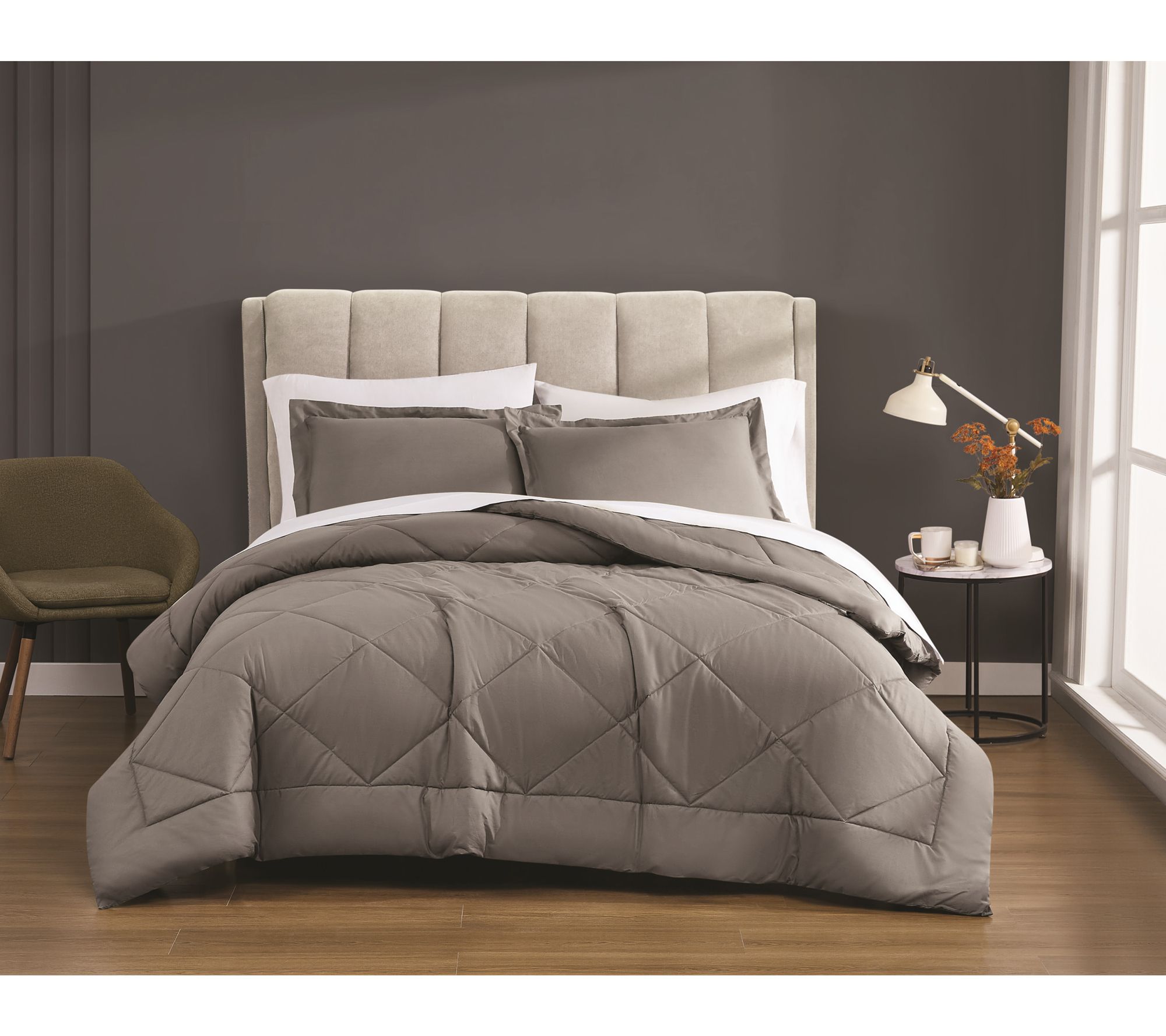 Cannon Solid Percale Twin/Twin XL 2-Piece Comforter Set